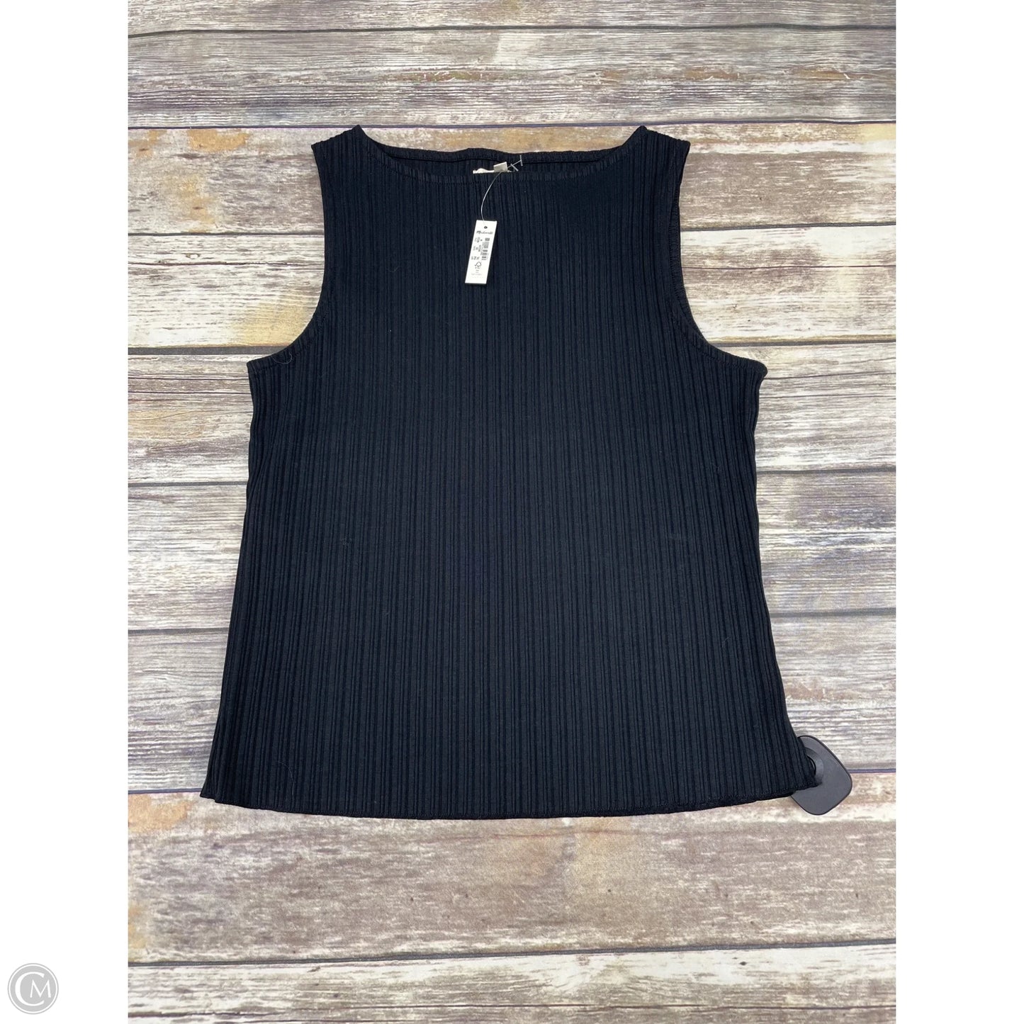 Top Sleeveless By Madewell In Black, Size: M