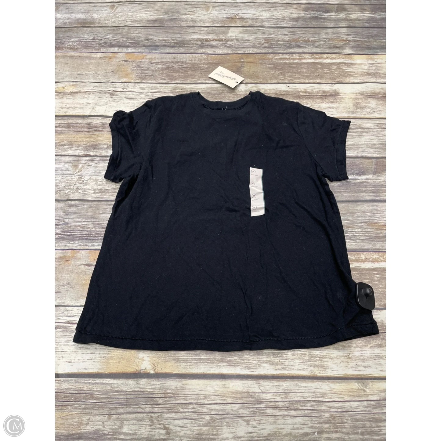 Top Short Sleeve By Universal Thread In Black, Size: M