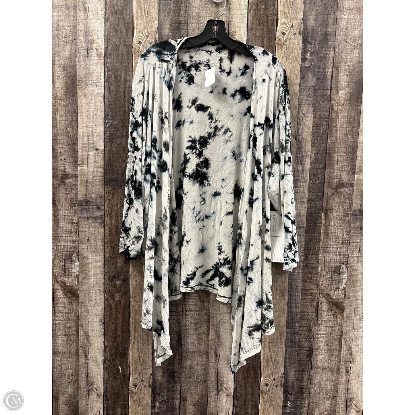 Cardigan By Onque In Tie Dye Print, Size: 3x