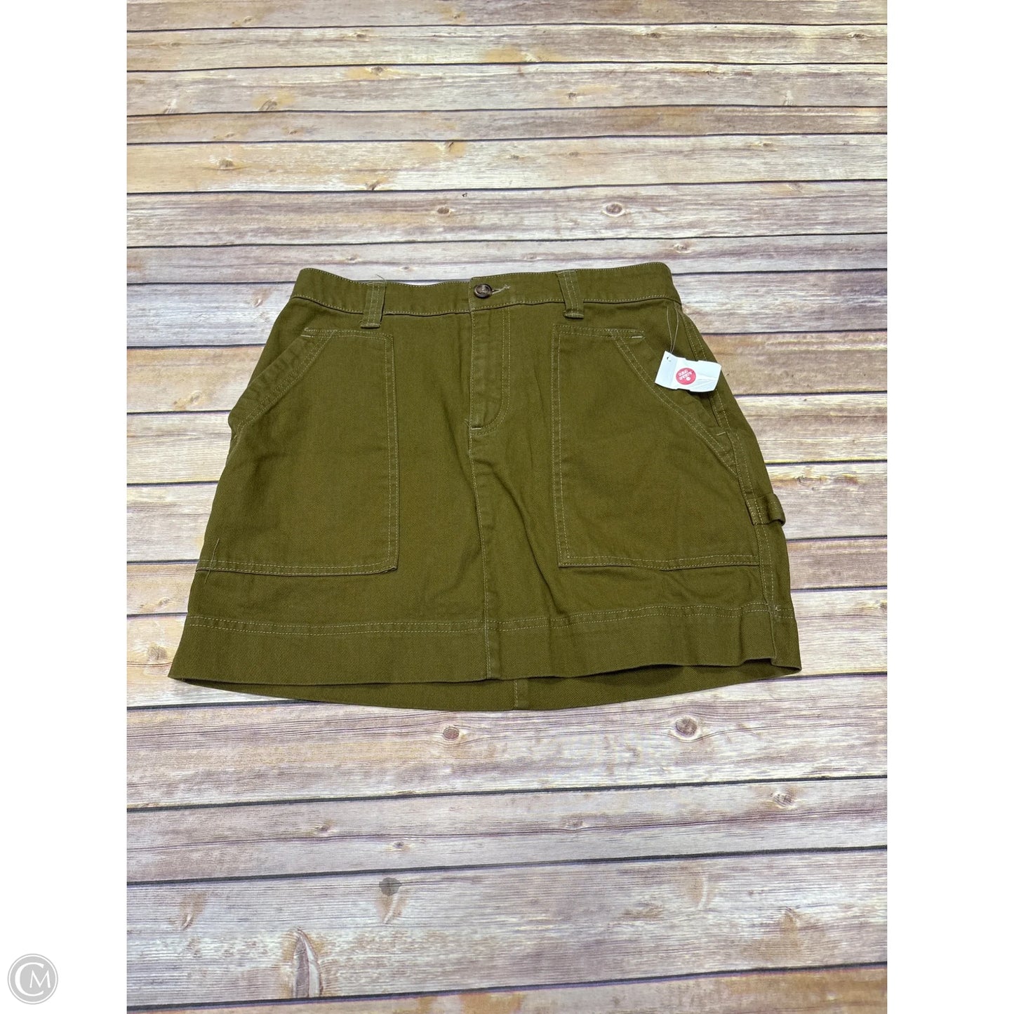 Skirt Mini & Short By Old Navy In Green Denim, Size: 6