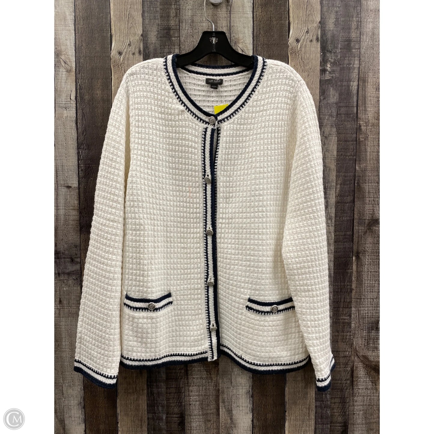 Cardigan By J. Jill In White, Size: L