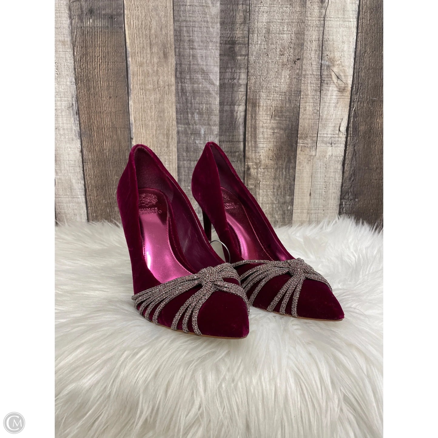 Shoes Heels Stiletto By Vince Camuto In Maroon, Size: 10
