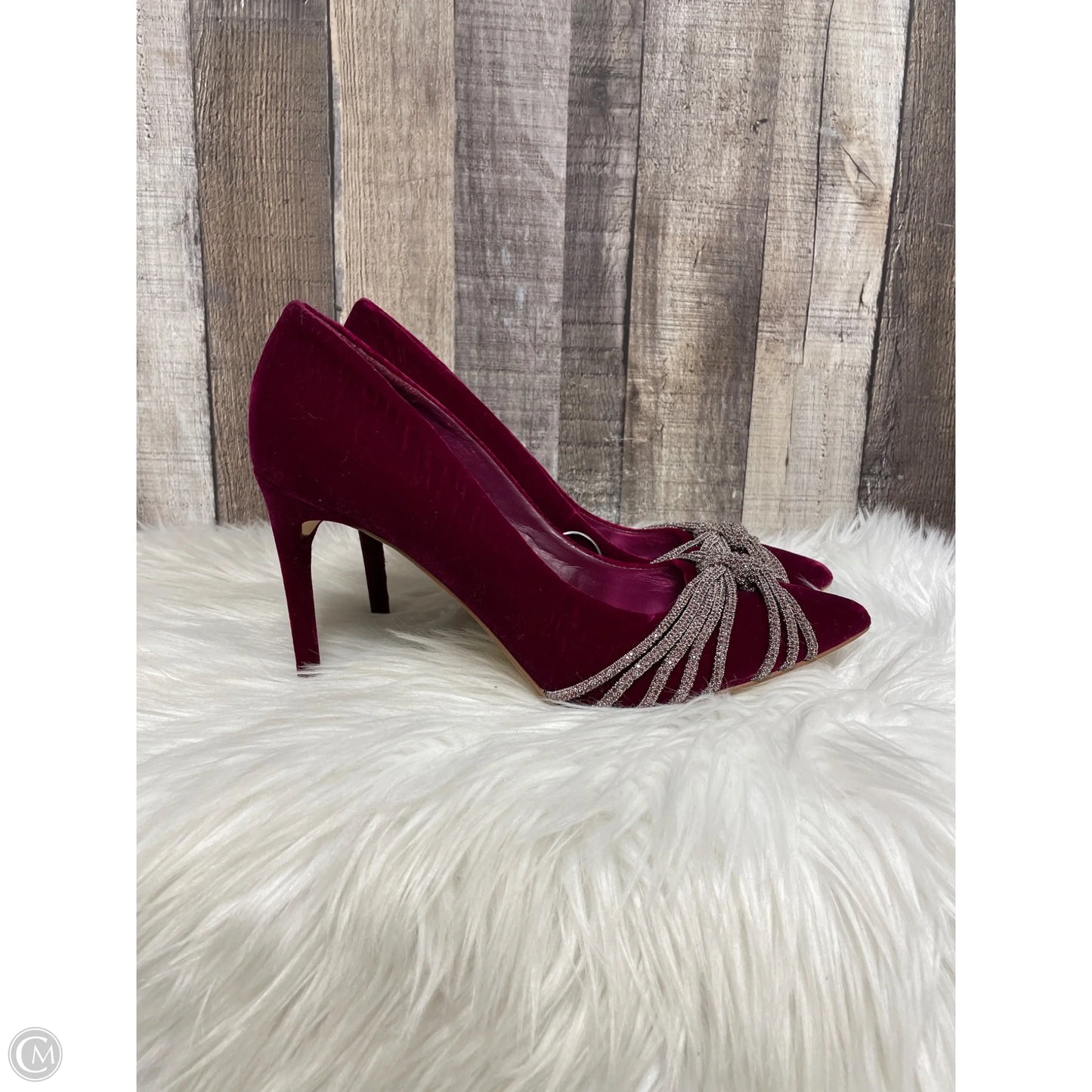Shoes Heels Stiletto By Vince Camuto In Maroon, Size: 10