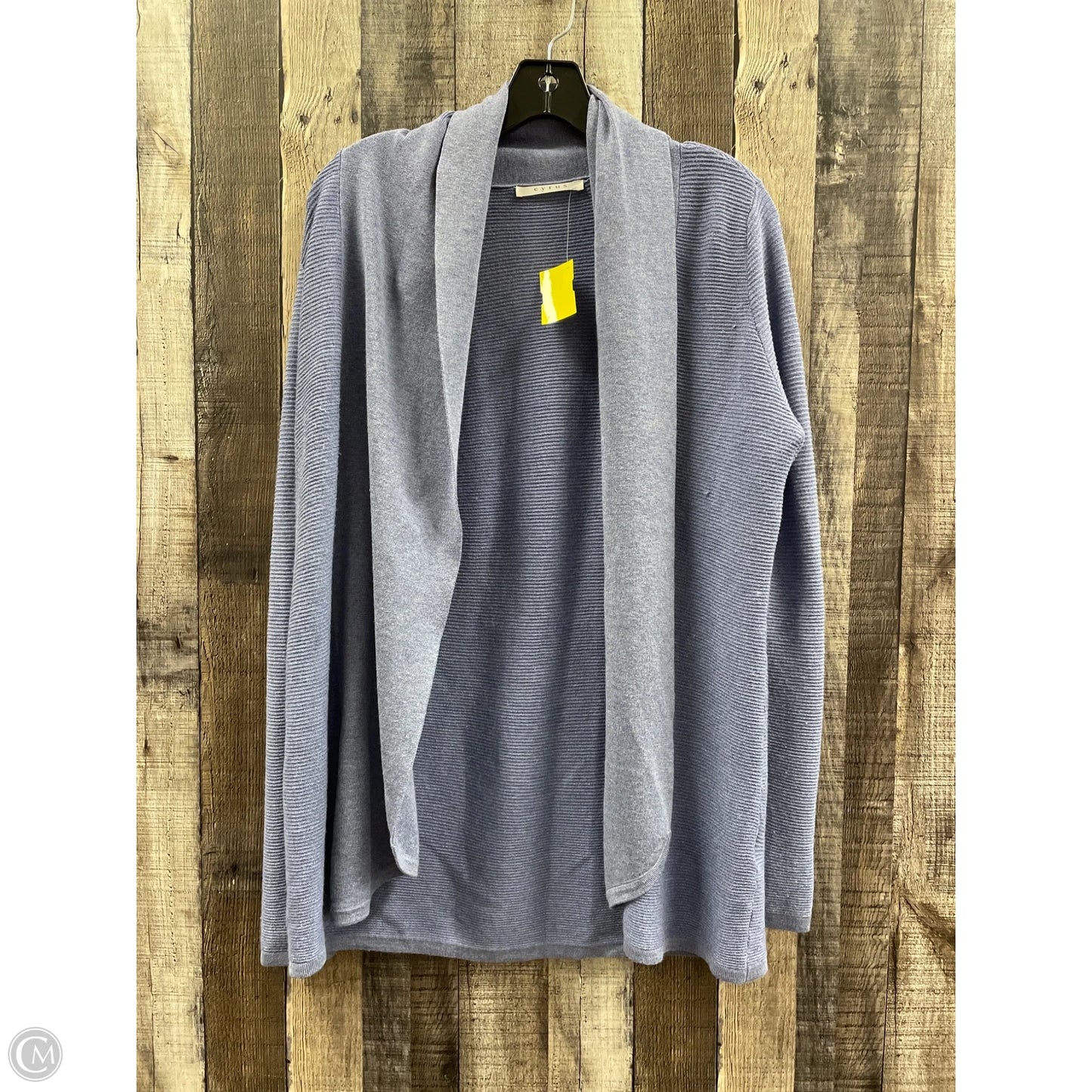 Sweater Cardigan By Cyrus In Blue, Size: M