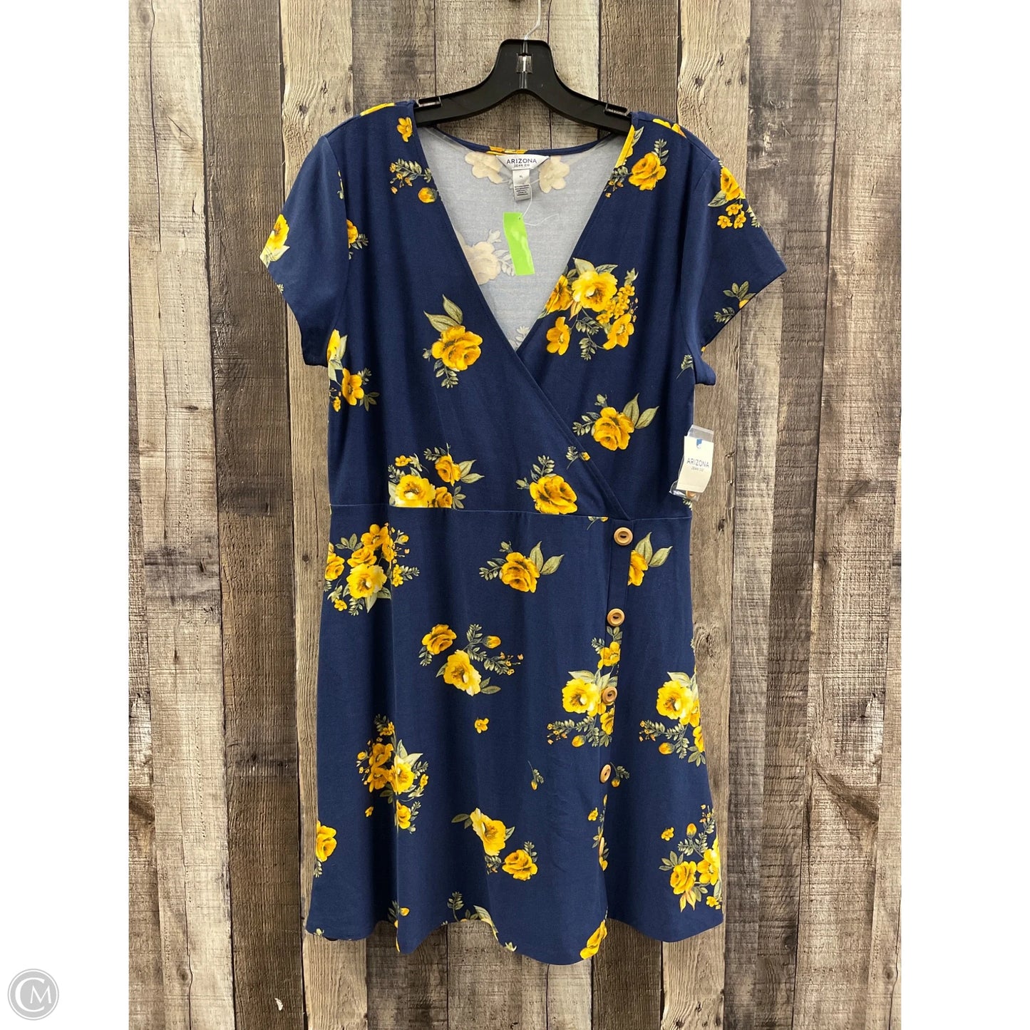 Dress Casual Midi By Arizona In Blue, Size: Xl