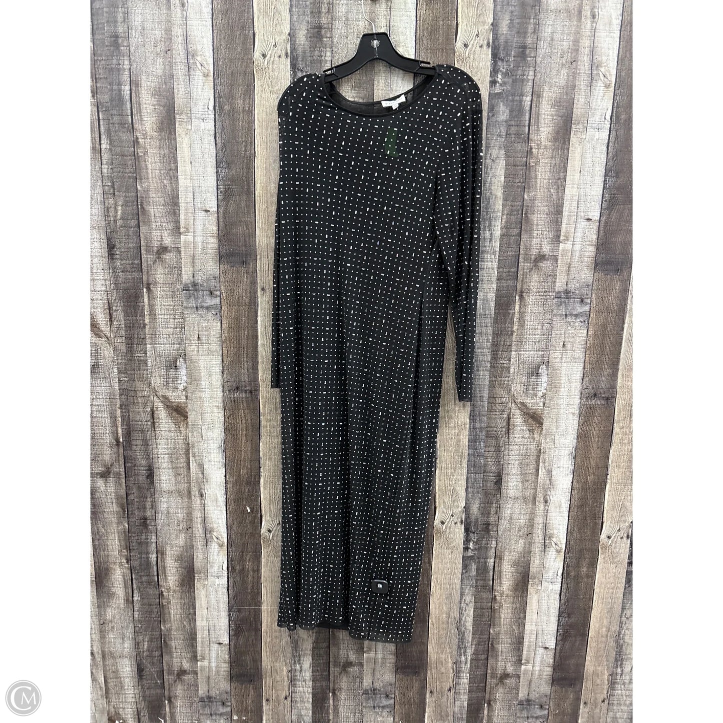 Dress Casual Maxi By Gianni Bini In Black, Size: L