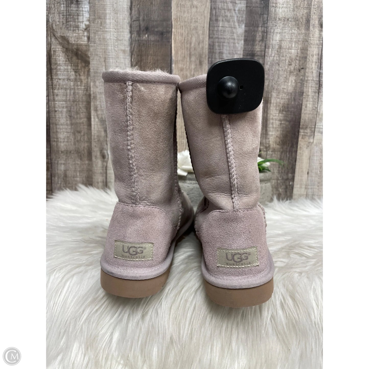 Boots Designer By Ugg In Pink, Size: 6