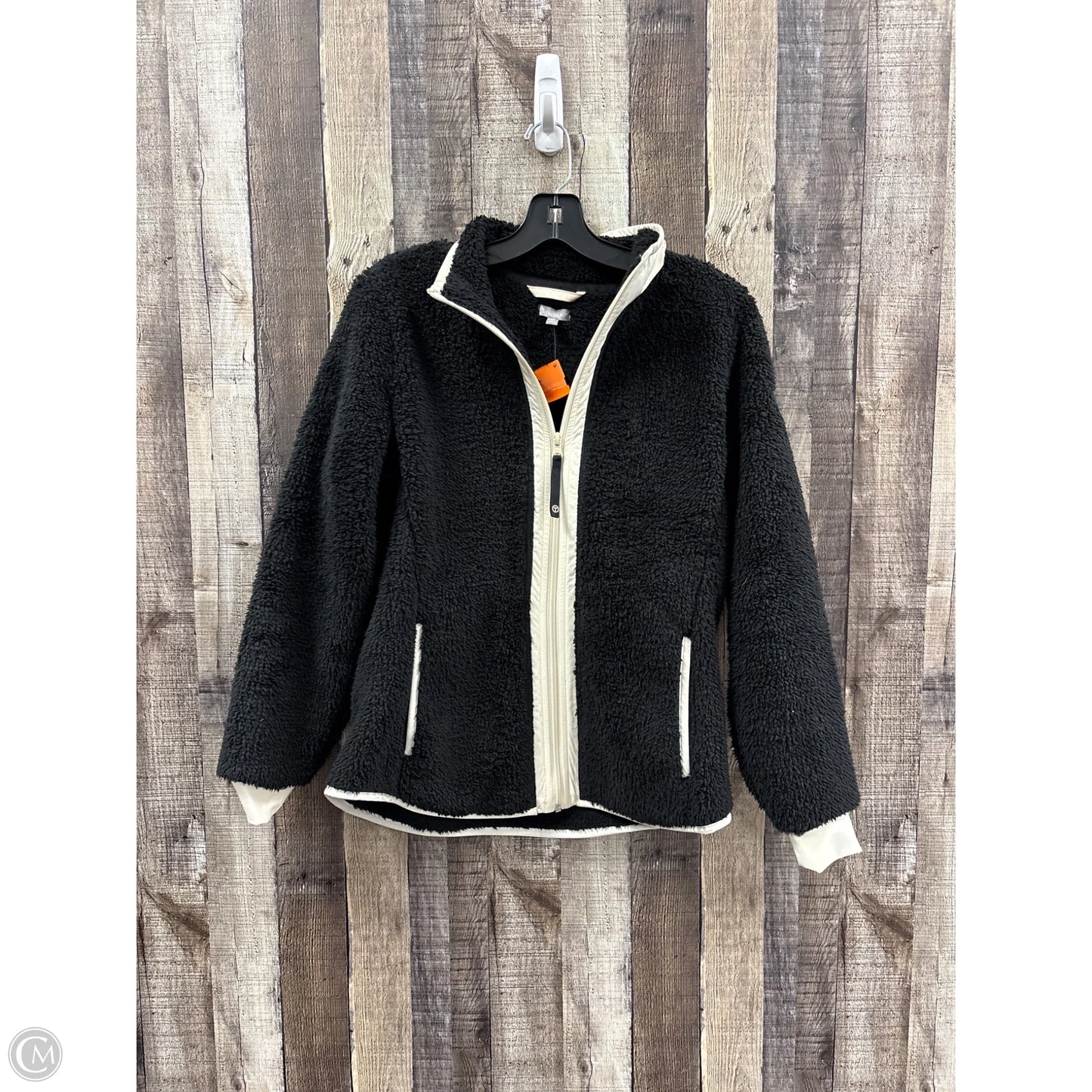 Jacket Faux Fur & Sherpa By Talbots In Black, Size: Xs