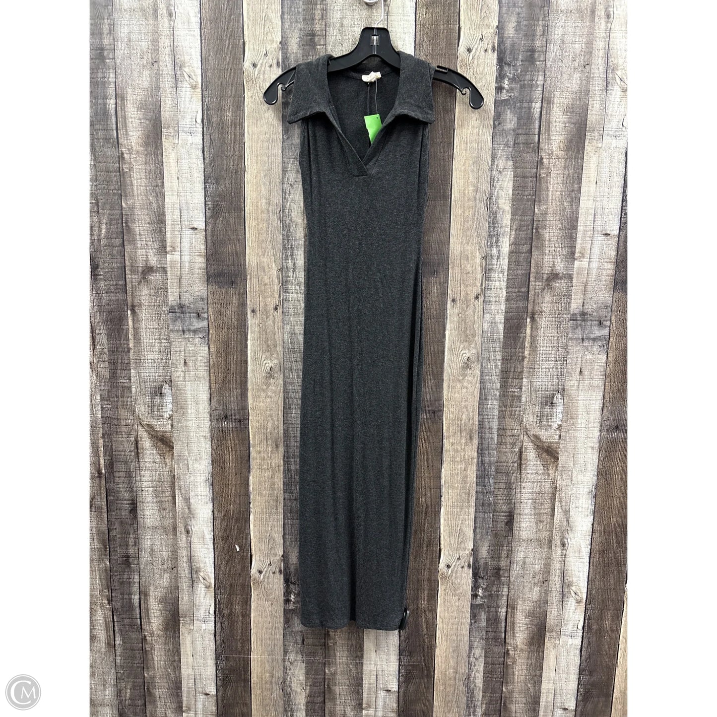Dress Casual Maxi By See You Monday In Grey, Size: Xs
