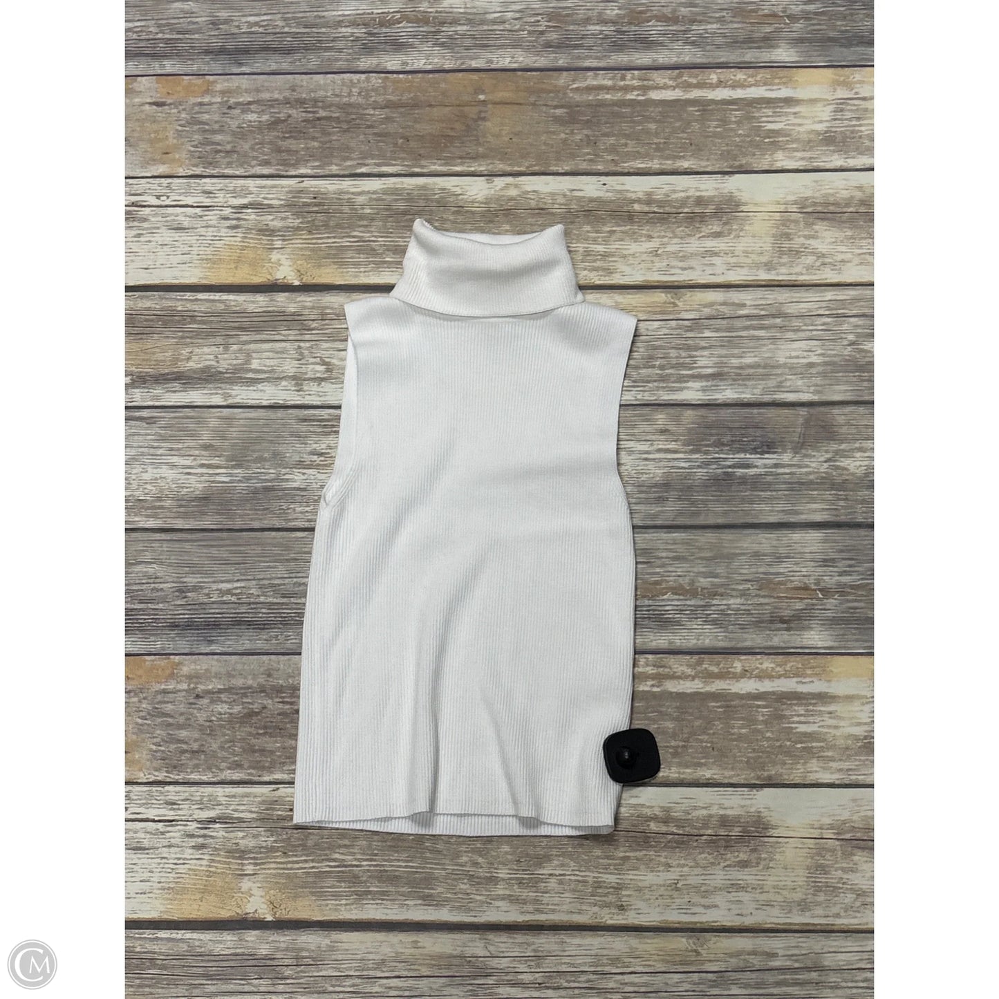 Top Sleeveless By Zara In White, Size: S