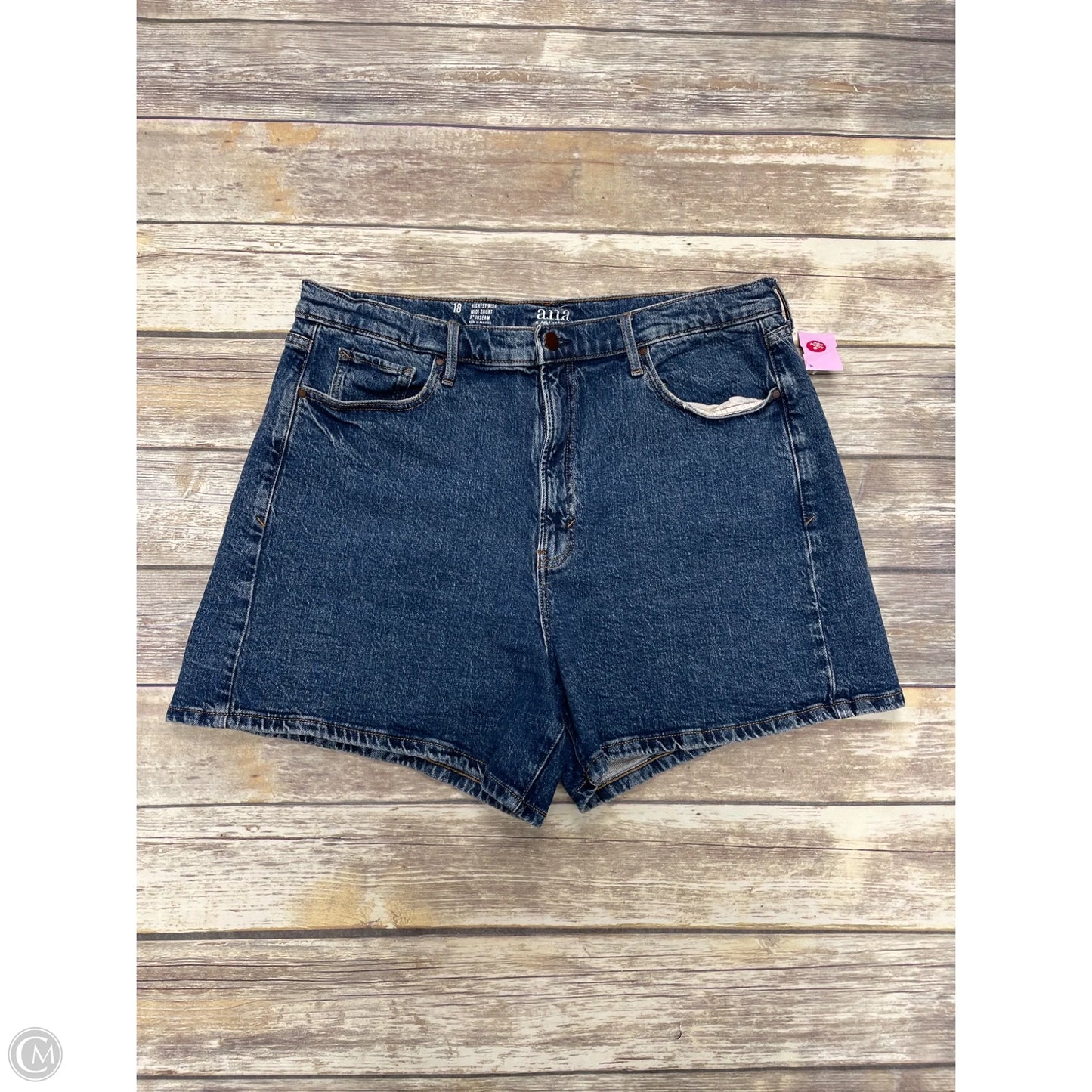 Shorts By Ana In Blue, Size: 18