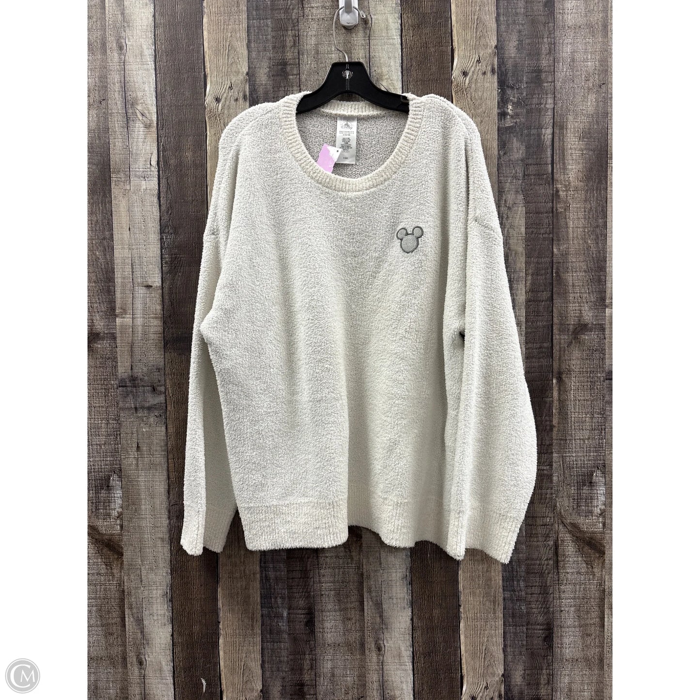 Sweater By Disney In White, Size: Xl