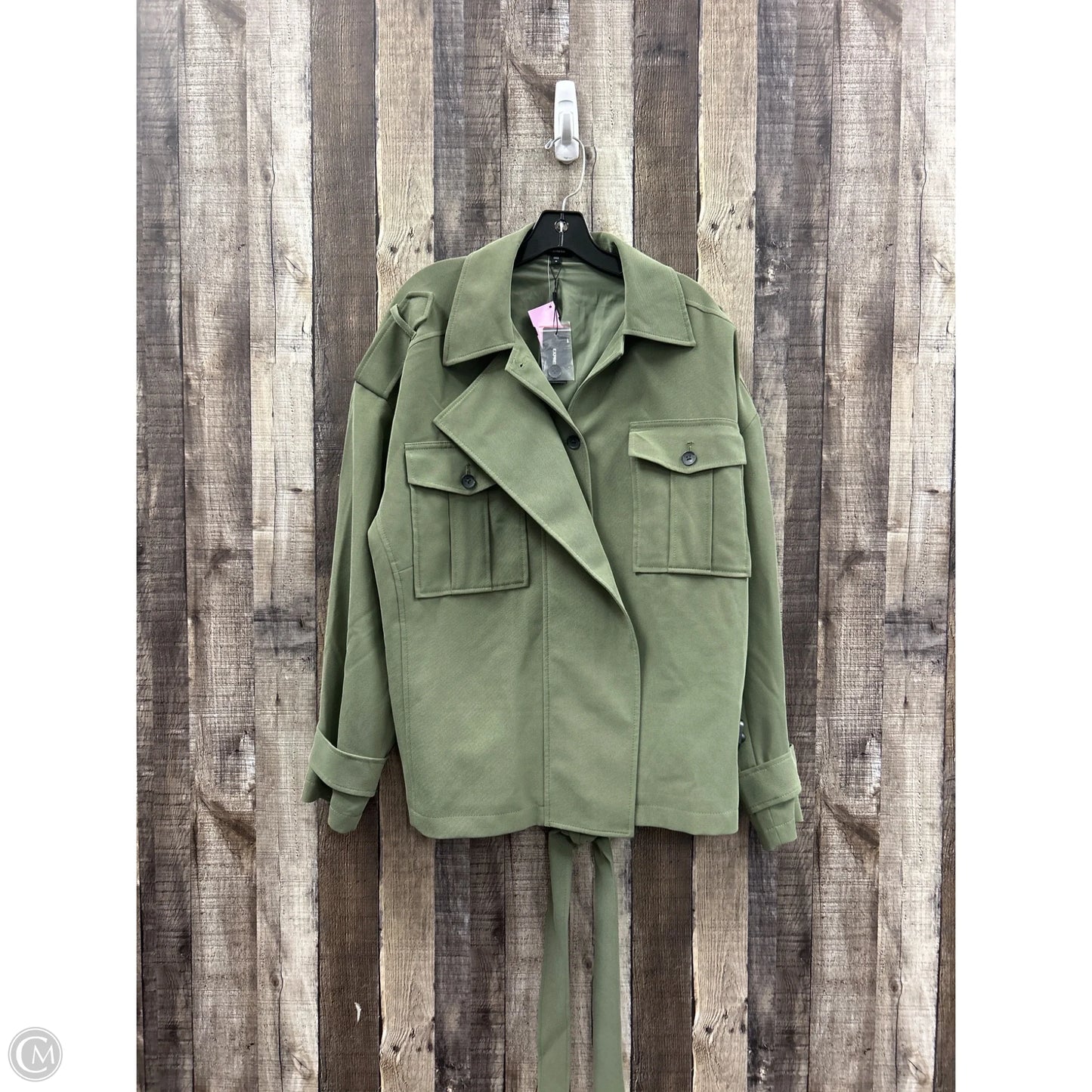 Jacket Utility By Express In Green, Size: Xl