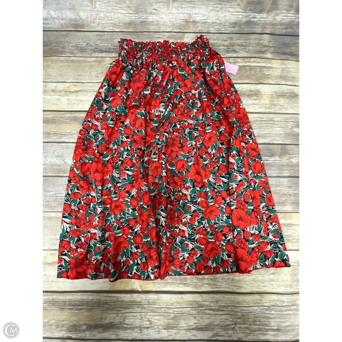 Skirt Set 2pc By Angashion In Floral Print, Size: Xl