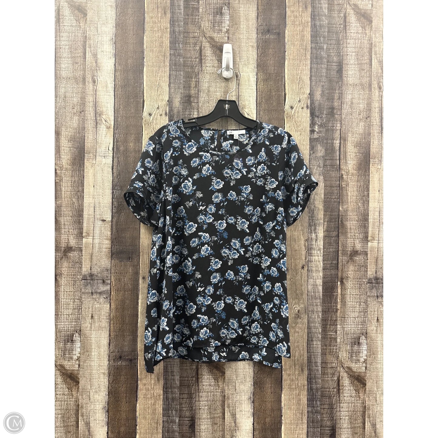 Top Short Sleeve By Dr2 In Black, Size: M