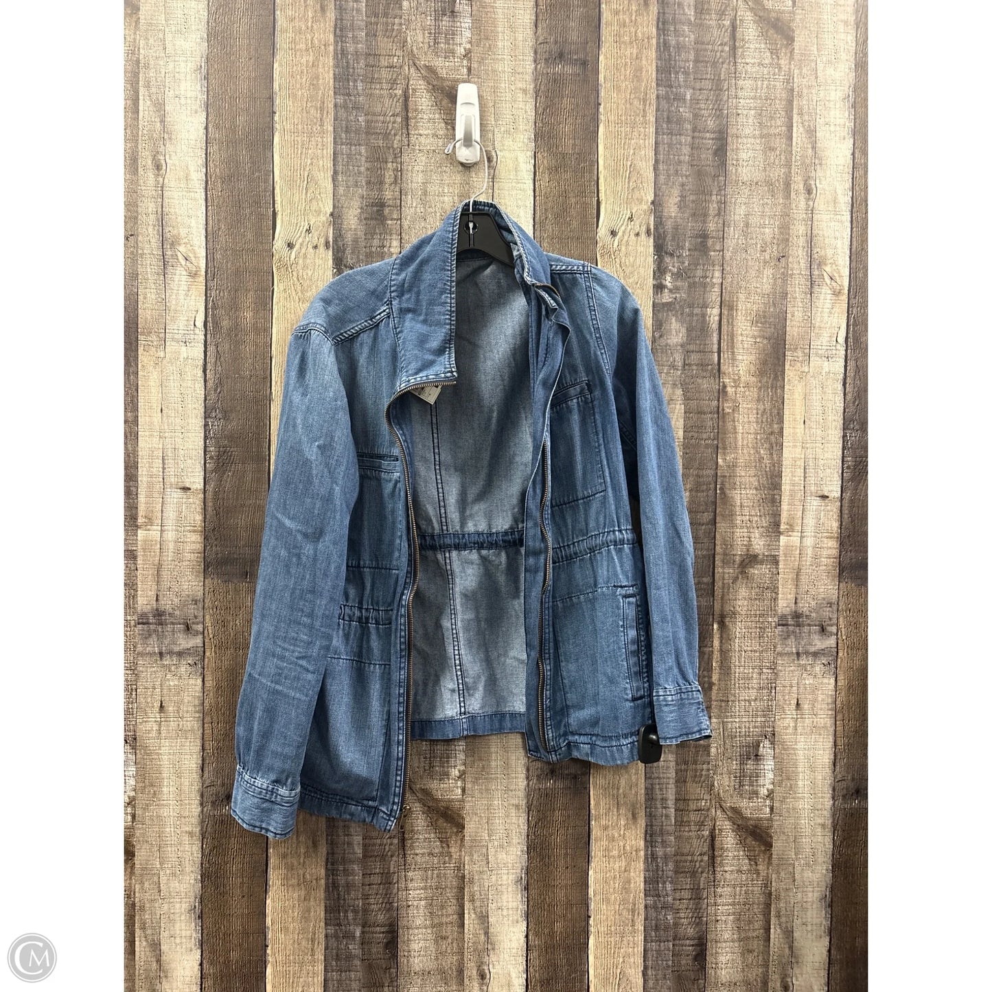 Jacket Denim By Gap In Blue, Size: M