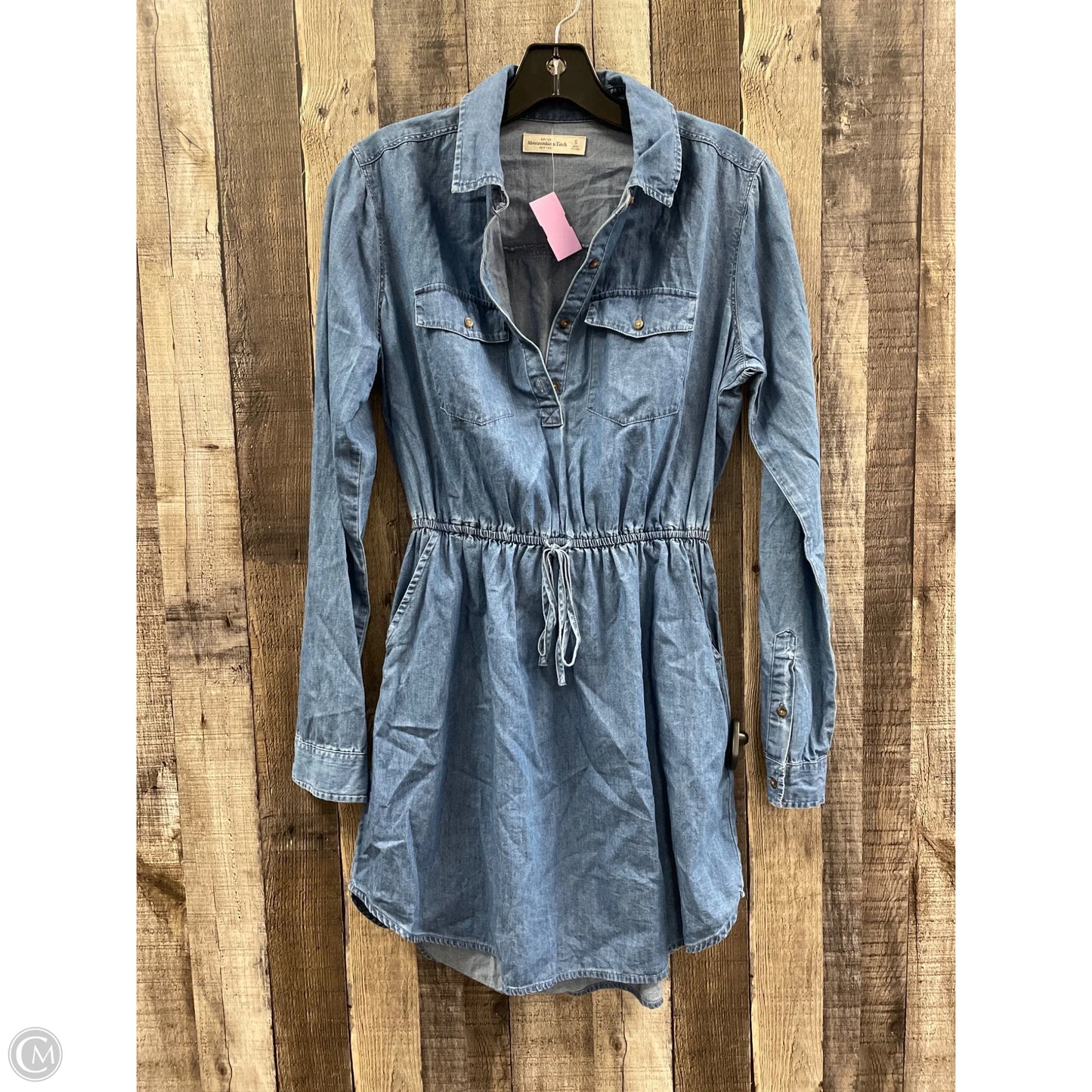 Dress Casual Midi By Abercrombie And Fitch In Blue, Size: S