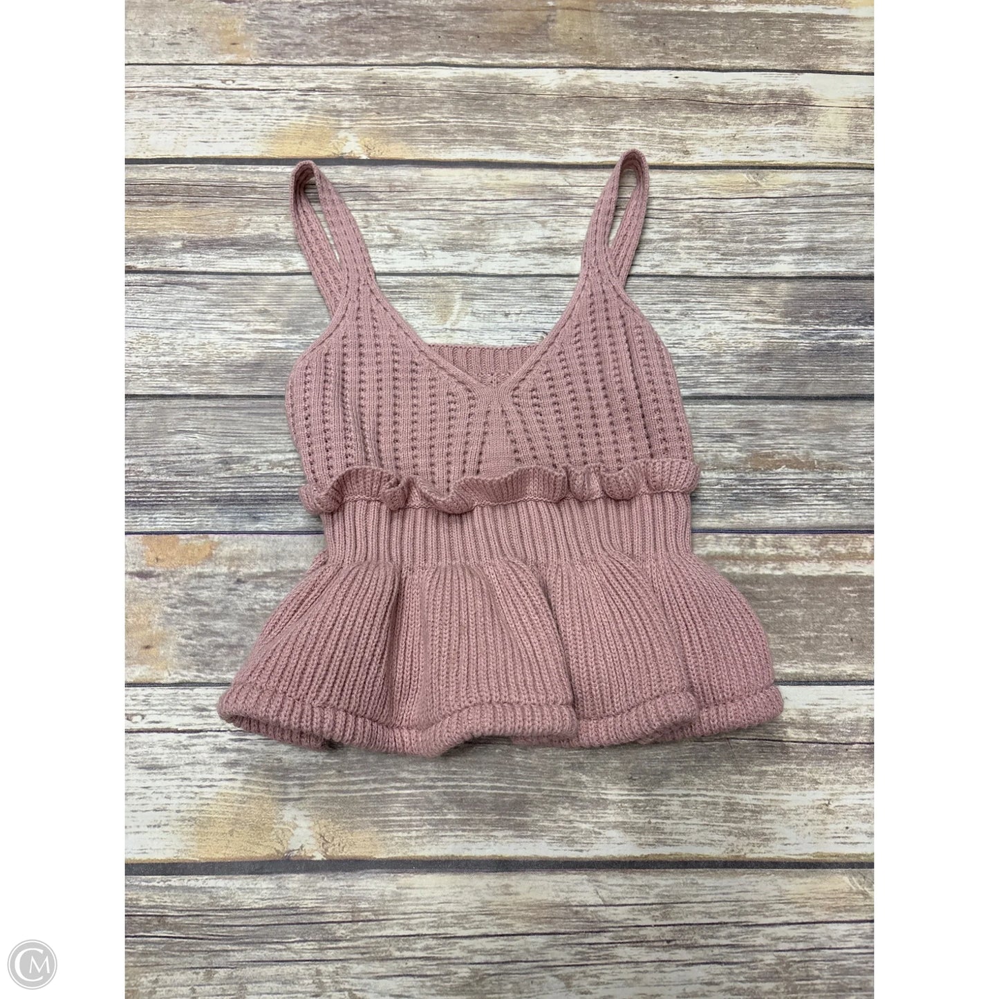 Top Sleeveless By Cmf In Pink, Size: M