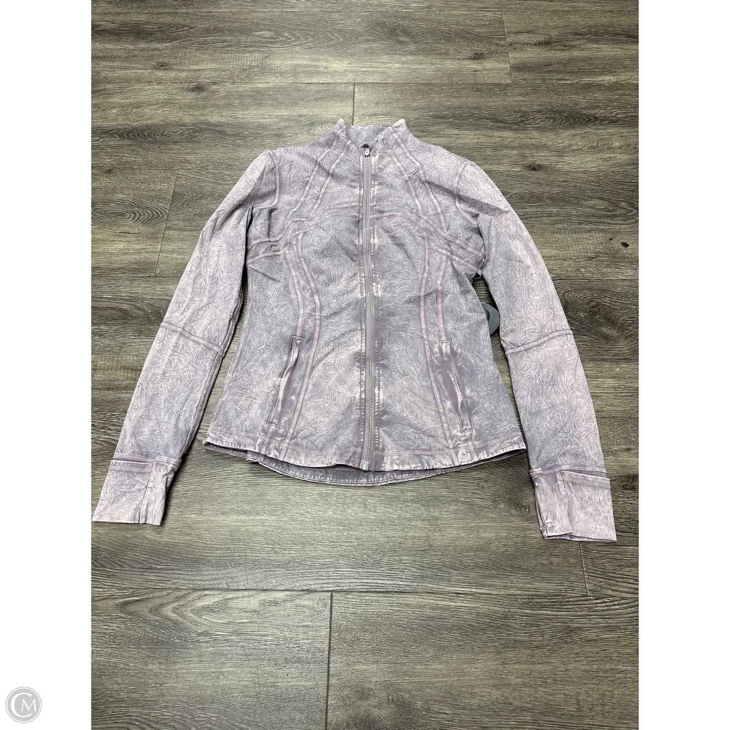 Athletic Jacket By Lululemon In Purple, Size: 8