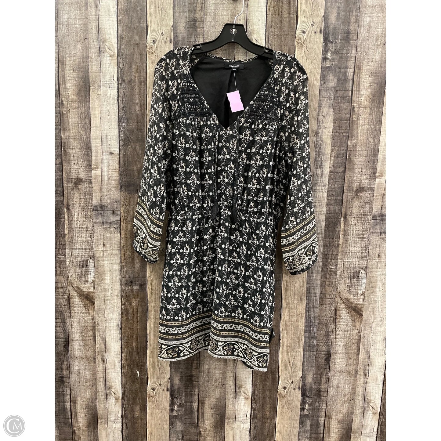 Dress Casual Midi By Madewell In Black, Size: 6