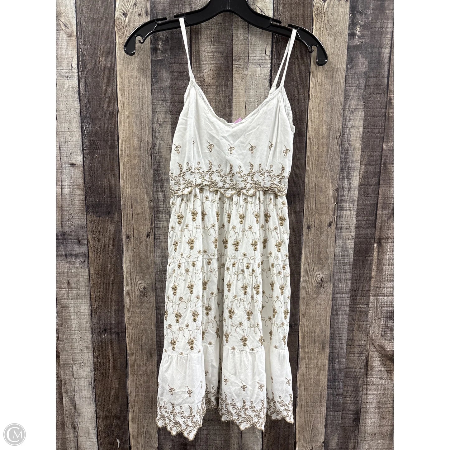 Dress Casual Midi By Jessica Simpson In White, Size: Xs