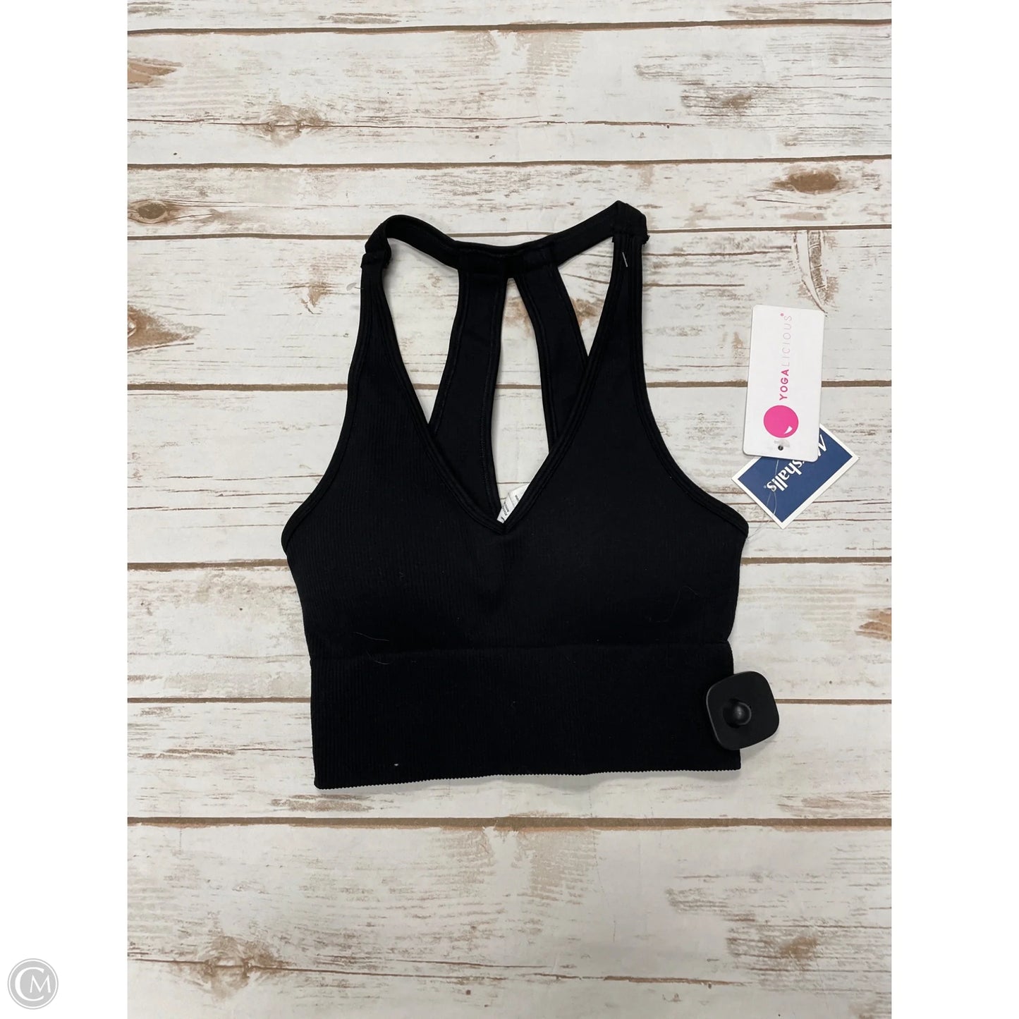 Athletic Bra By Yogalicious In Black, Size: S