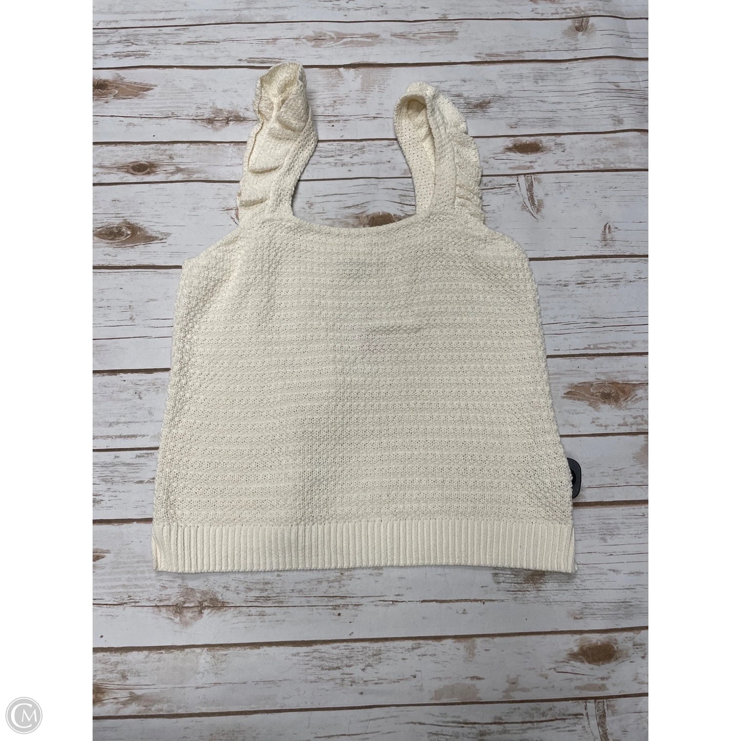 Top Sleeveless By Madewell In Cream, Size: S