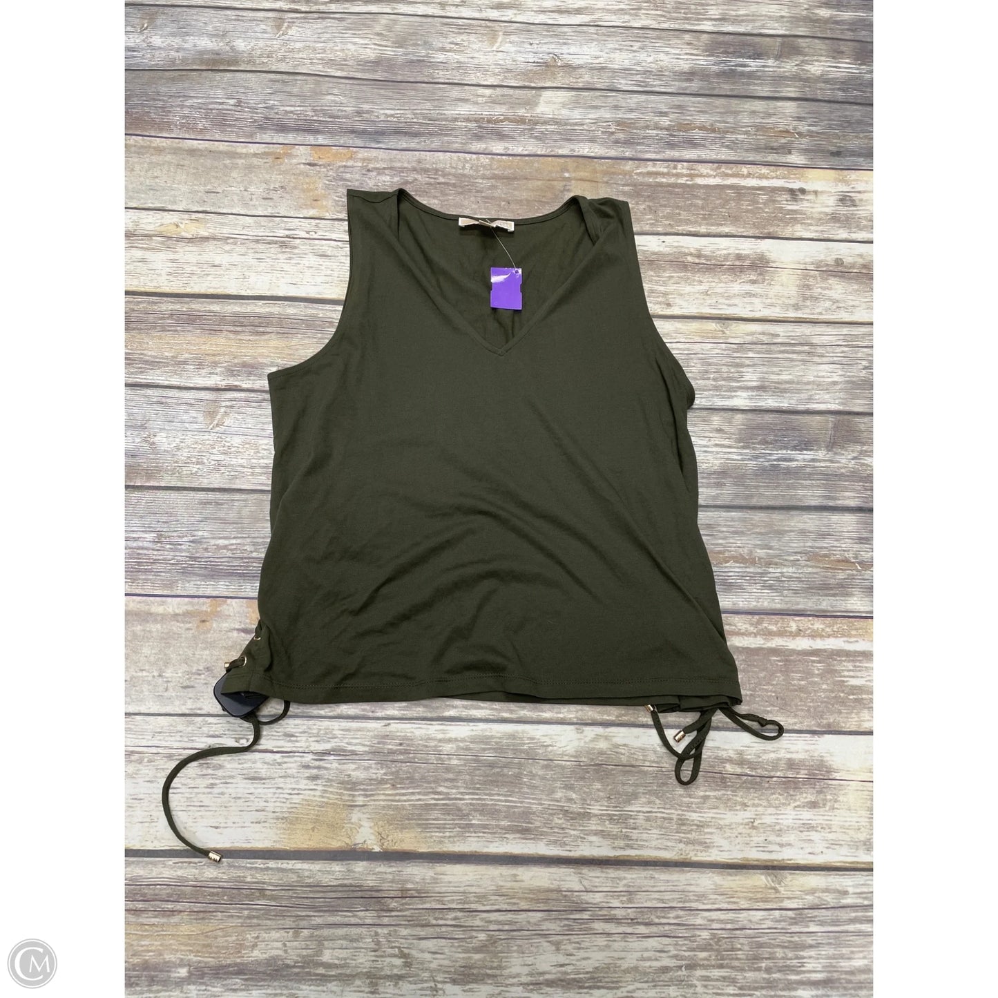 Top Sleeveless By Michael By Michael Kors In Green, Size: L