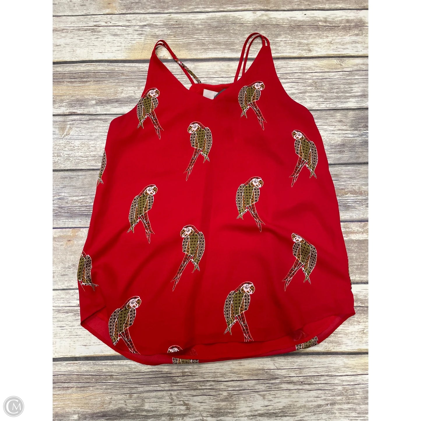 Top Sleeveless By Loft In Red, Size: Xsp