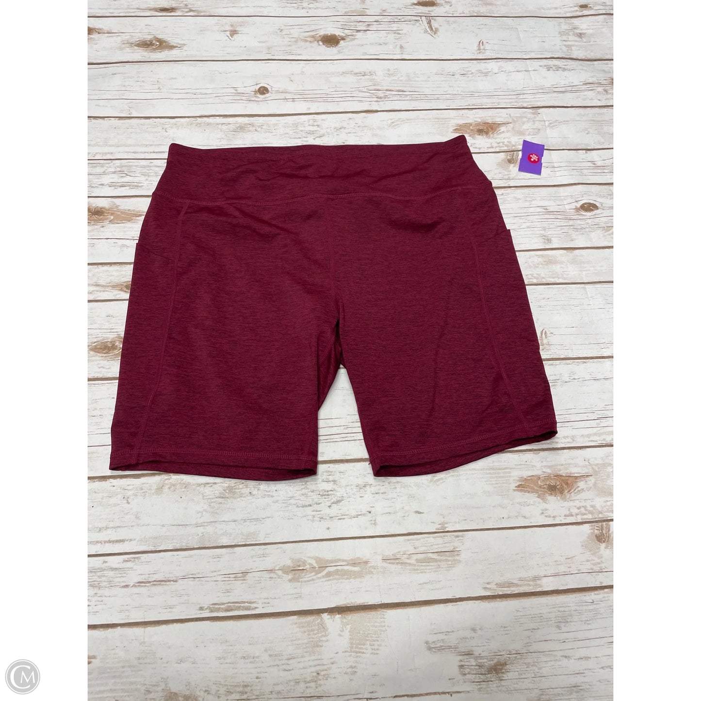 Athletic Shorts By Cme In Red, Size: 3x