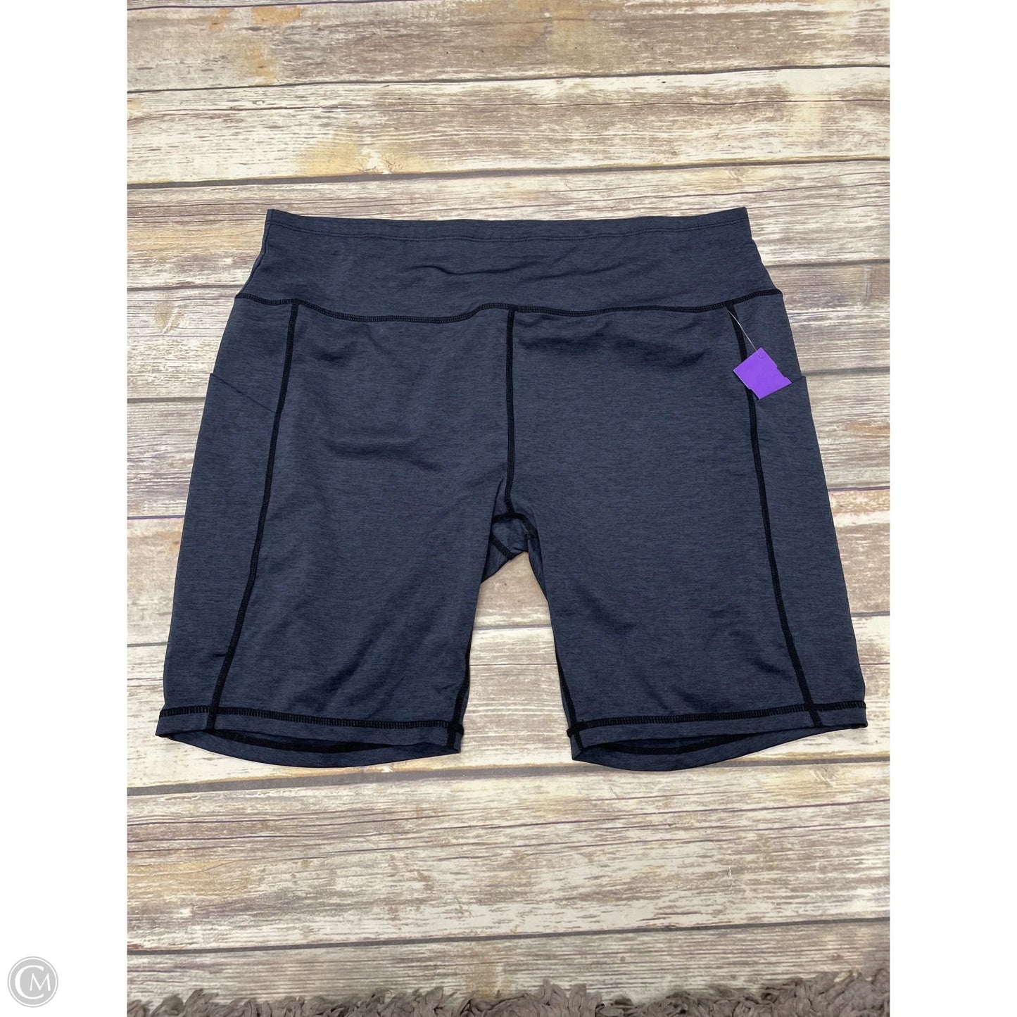 Athletic Shorts By Cme In Blue, Size: 3x