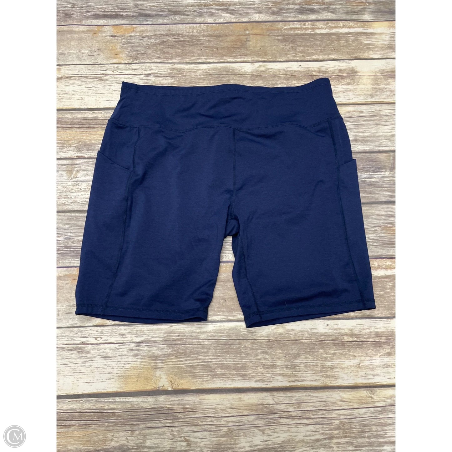 Athletic Shorts By Cme In Blue, Size: 3x
