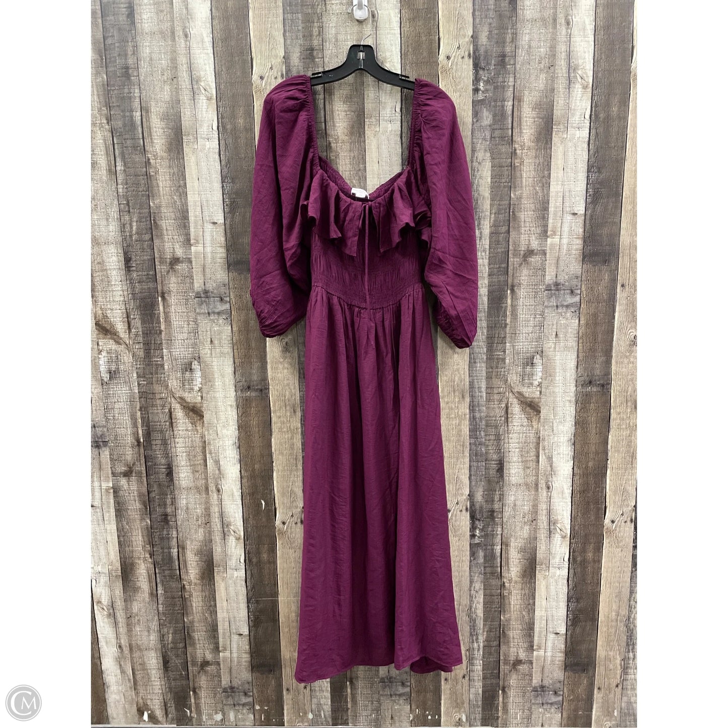 Dress Casual Maxi By Chicsoul In Purple, Size: 3x
