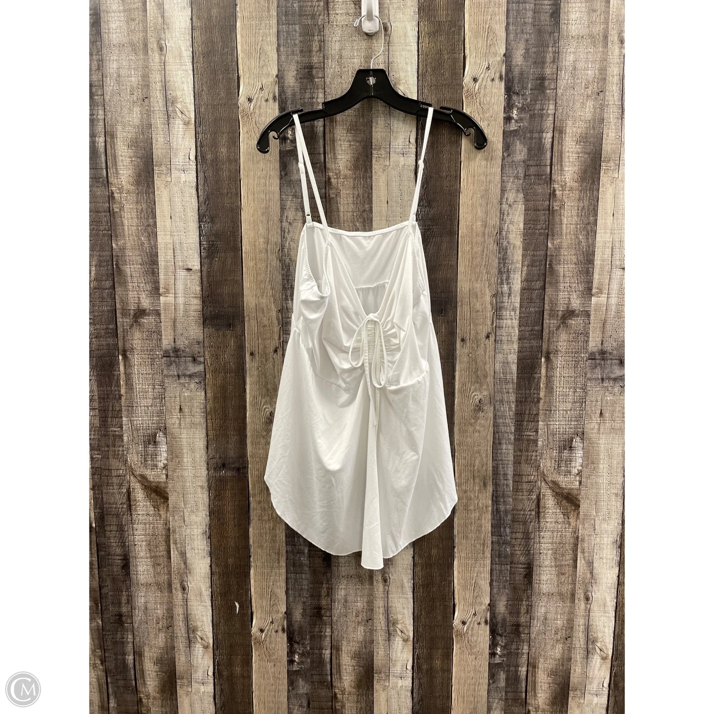 Top Sleeveless By Shein In White, Size: 3x