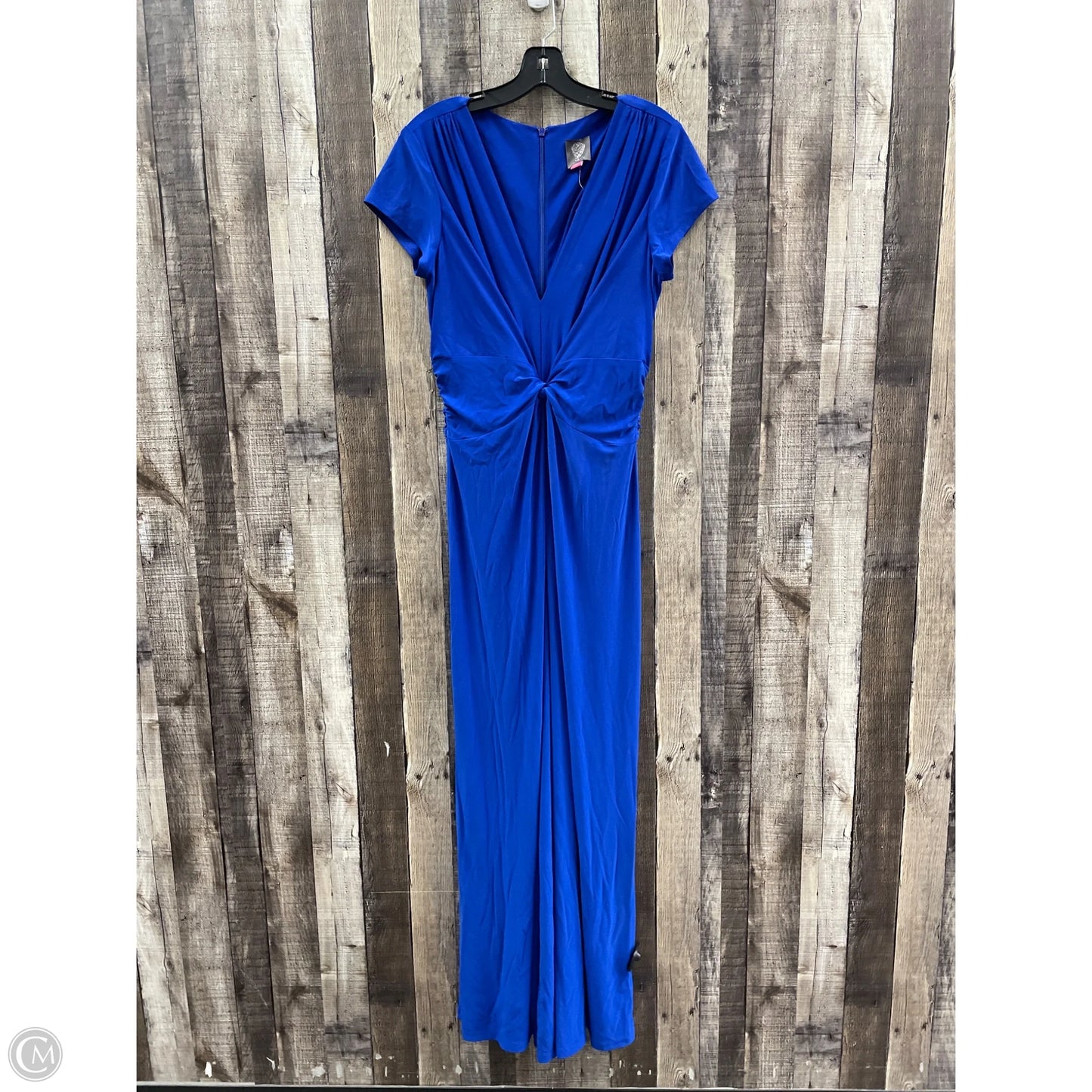 Dress Casual Maxi By Vince Camuto In Blue, Size: L