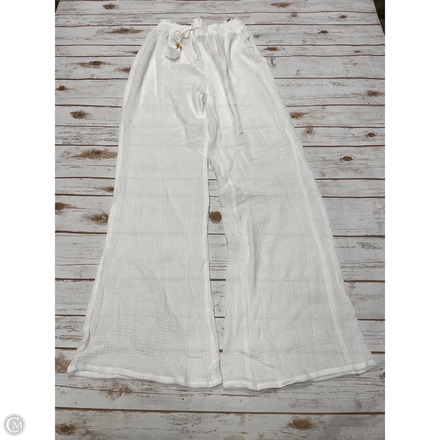 Swimwear Cover-up By Cme In White, Size: M