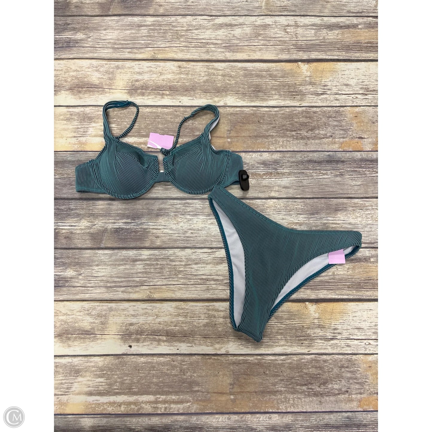 Swimsuit 2pc By Cmf In Blue, Size: M