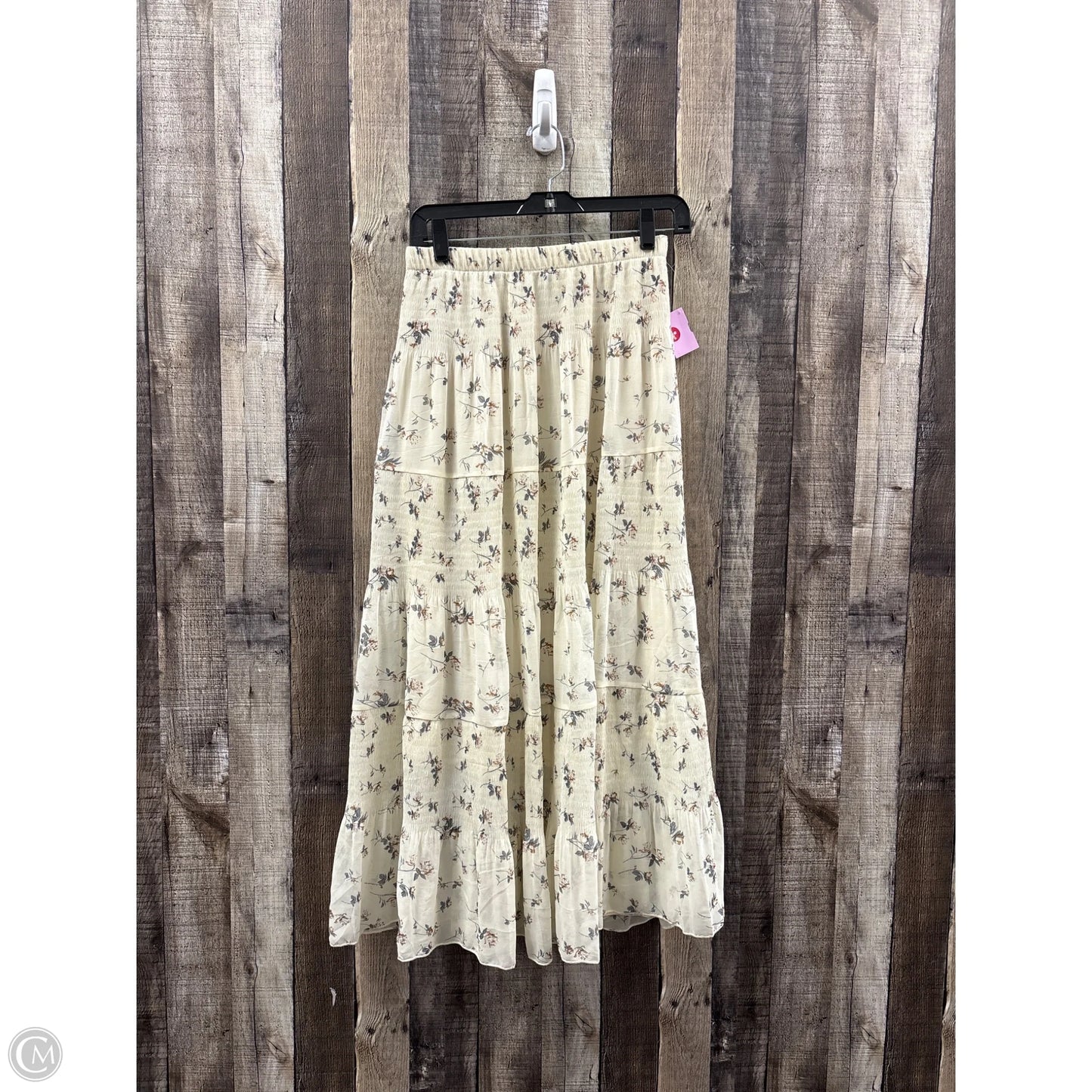 Skirt Maxi By Cme In Cream, Size: M