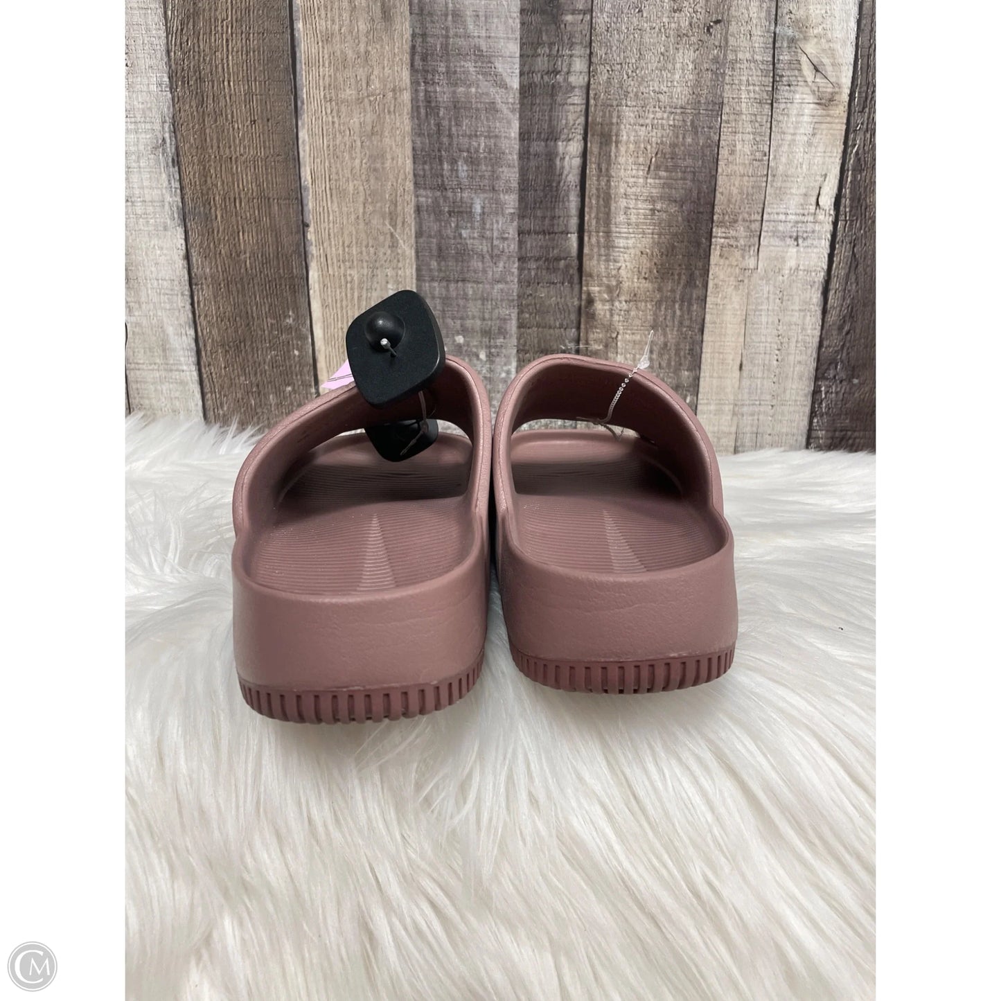 Sandals Flats By Nike In Pink, Size: 10