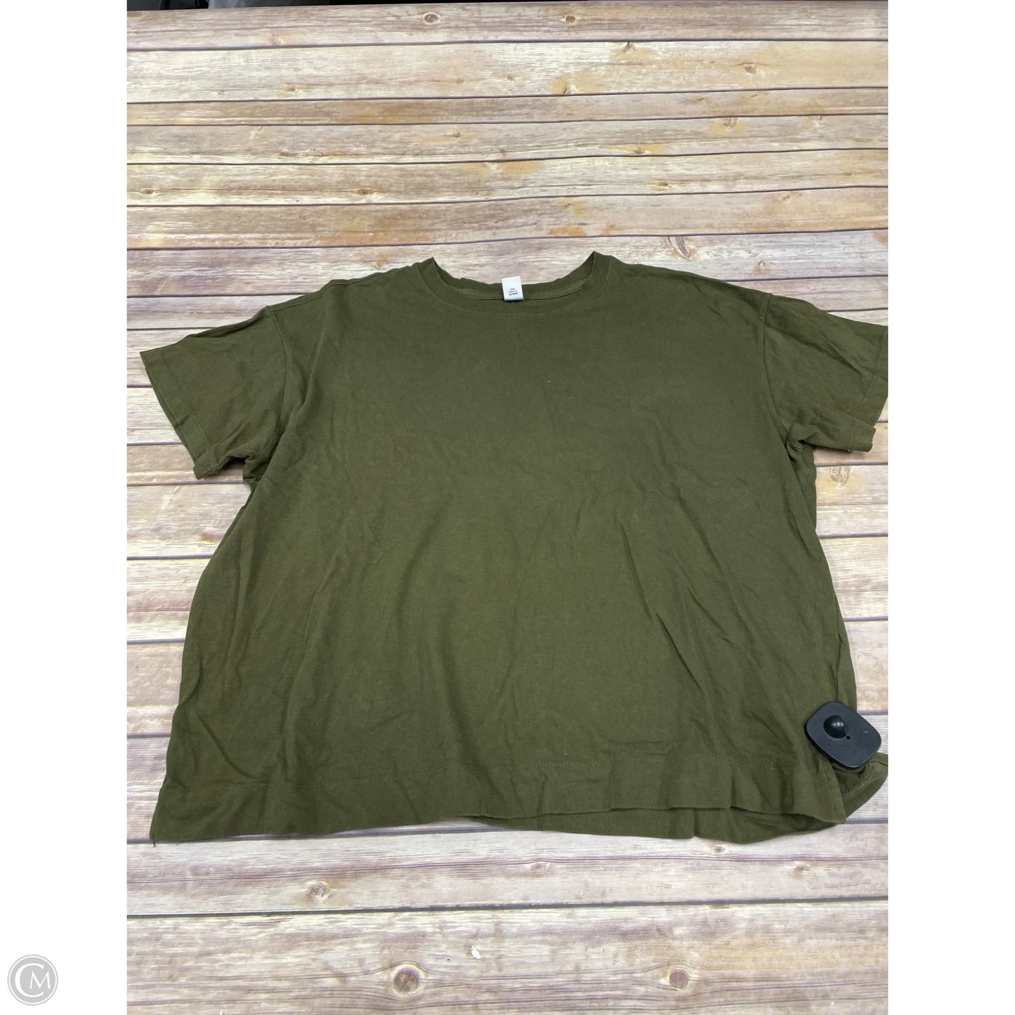 Top Short Sleeve Basic By Old Navy In Green, Size: L