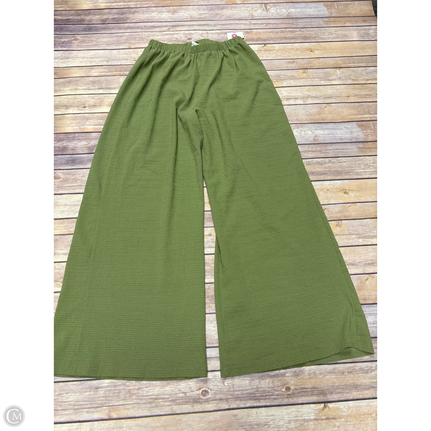Pants Wide Leg By Shein In Green, Size: 10