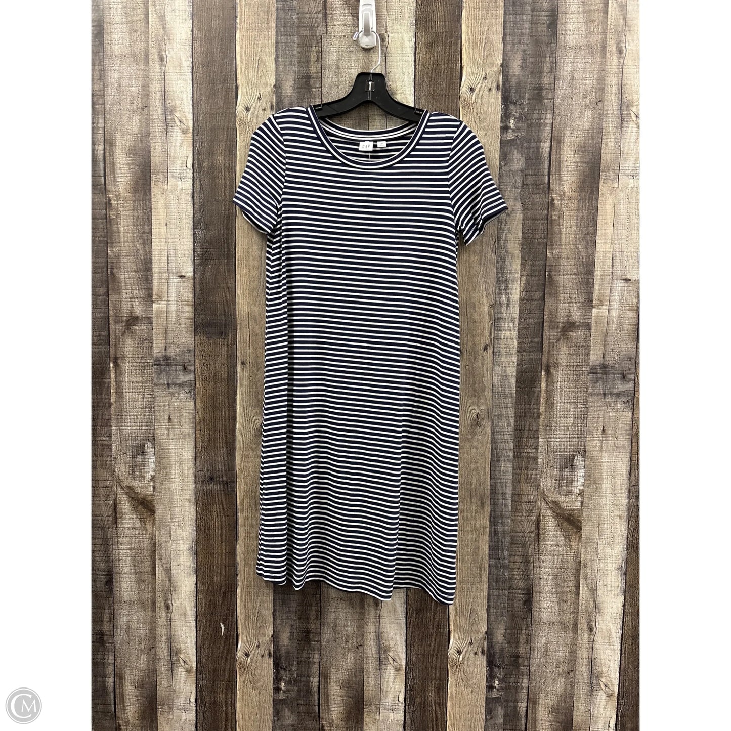 Dress Casual Short By Gap In Blue & White, Size: Xs