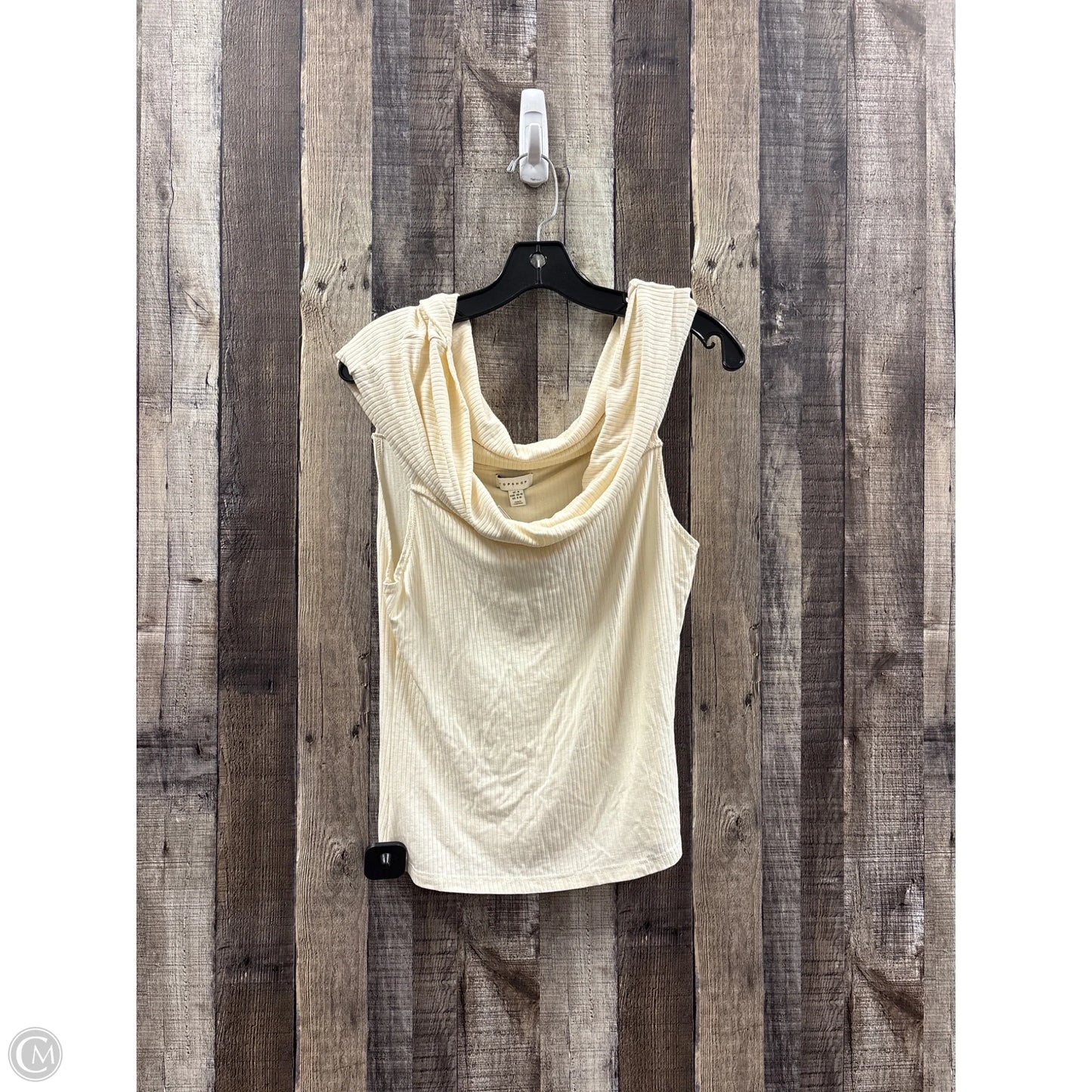 Tank Top By Top Shop In Cream, Size: M