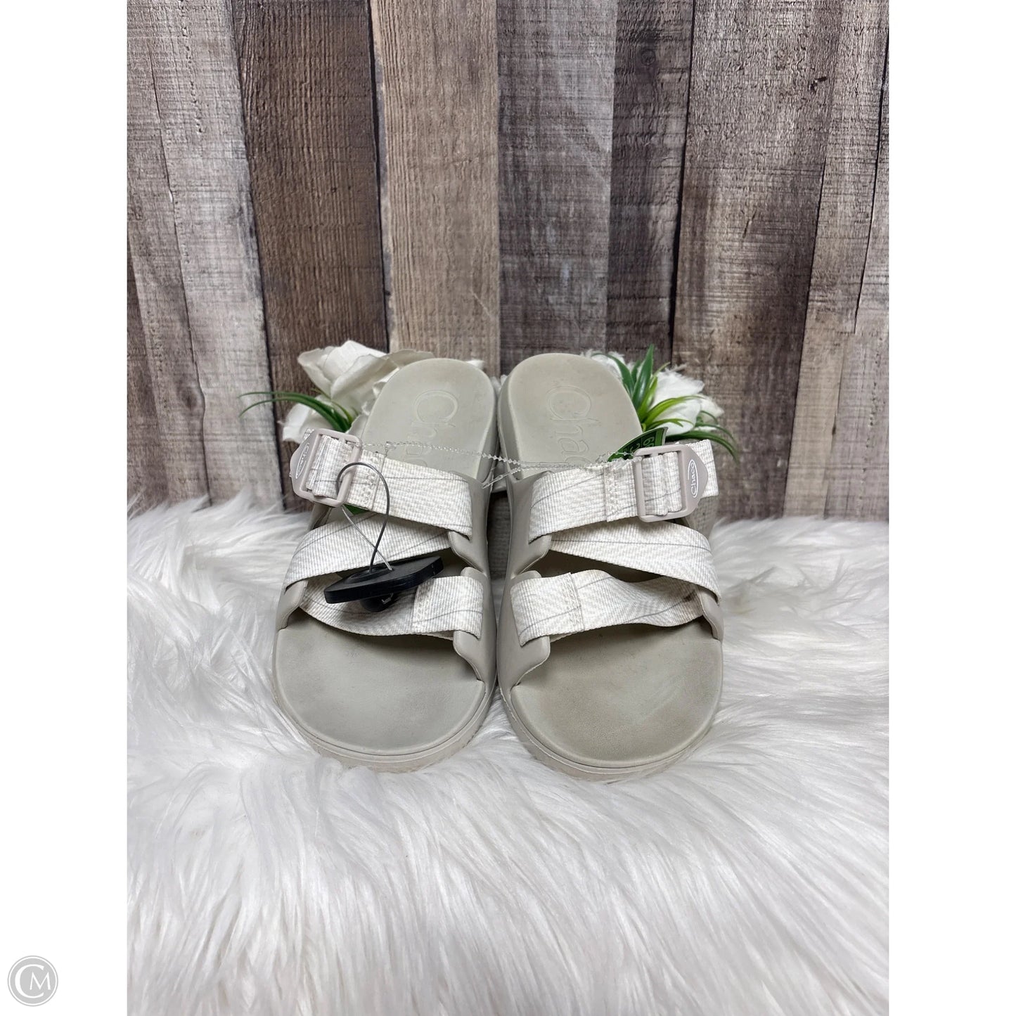 Sandals Flats By Chacos In Beige, Size: 7