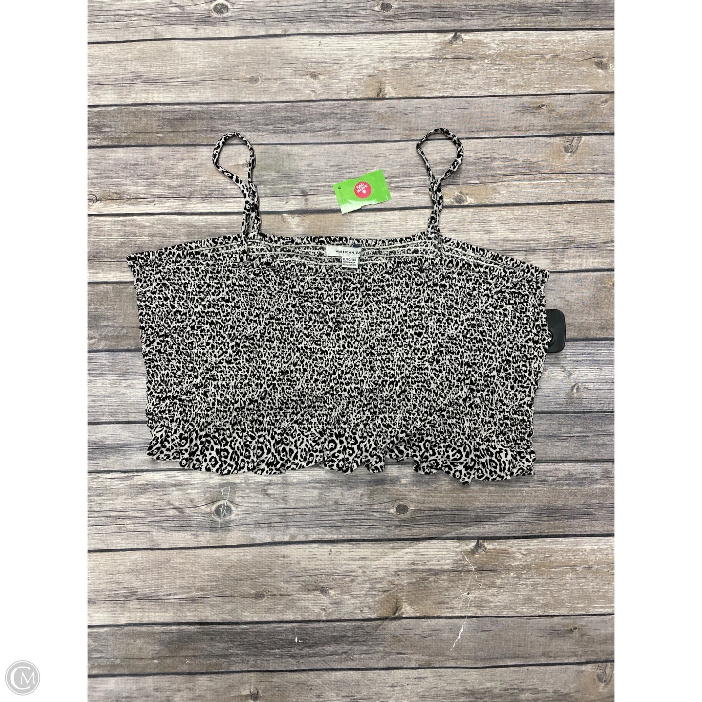 Top Sleeveless By American Eagle In Black, Size: Xl
