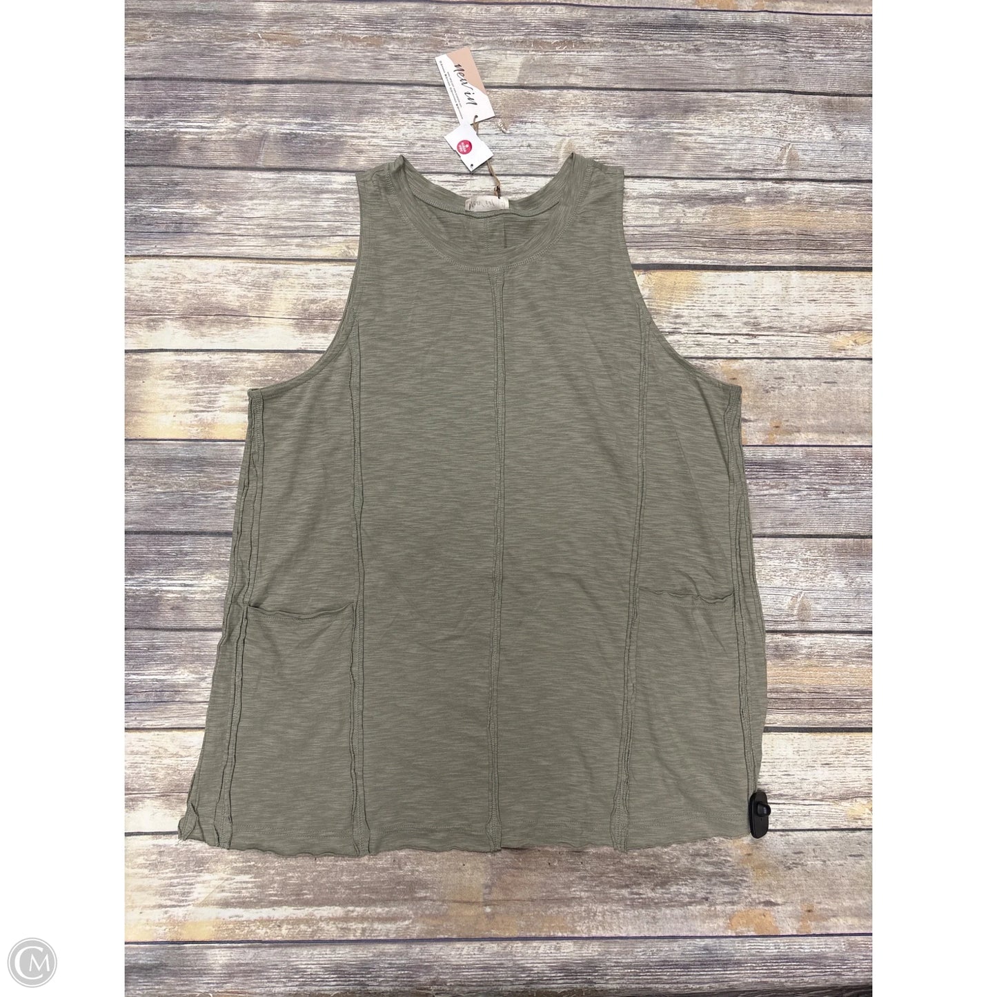 Tank Top By New In In Green, Size: 2x