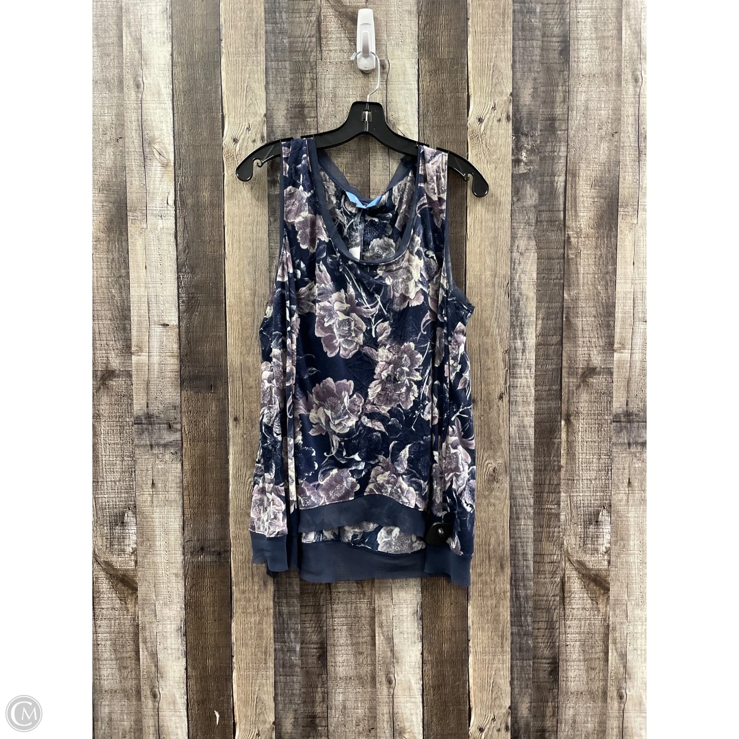 Tank Top By Simply Vera In Floral Print, Size: Xl