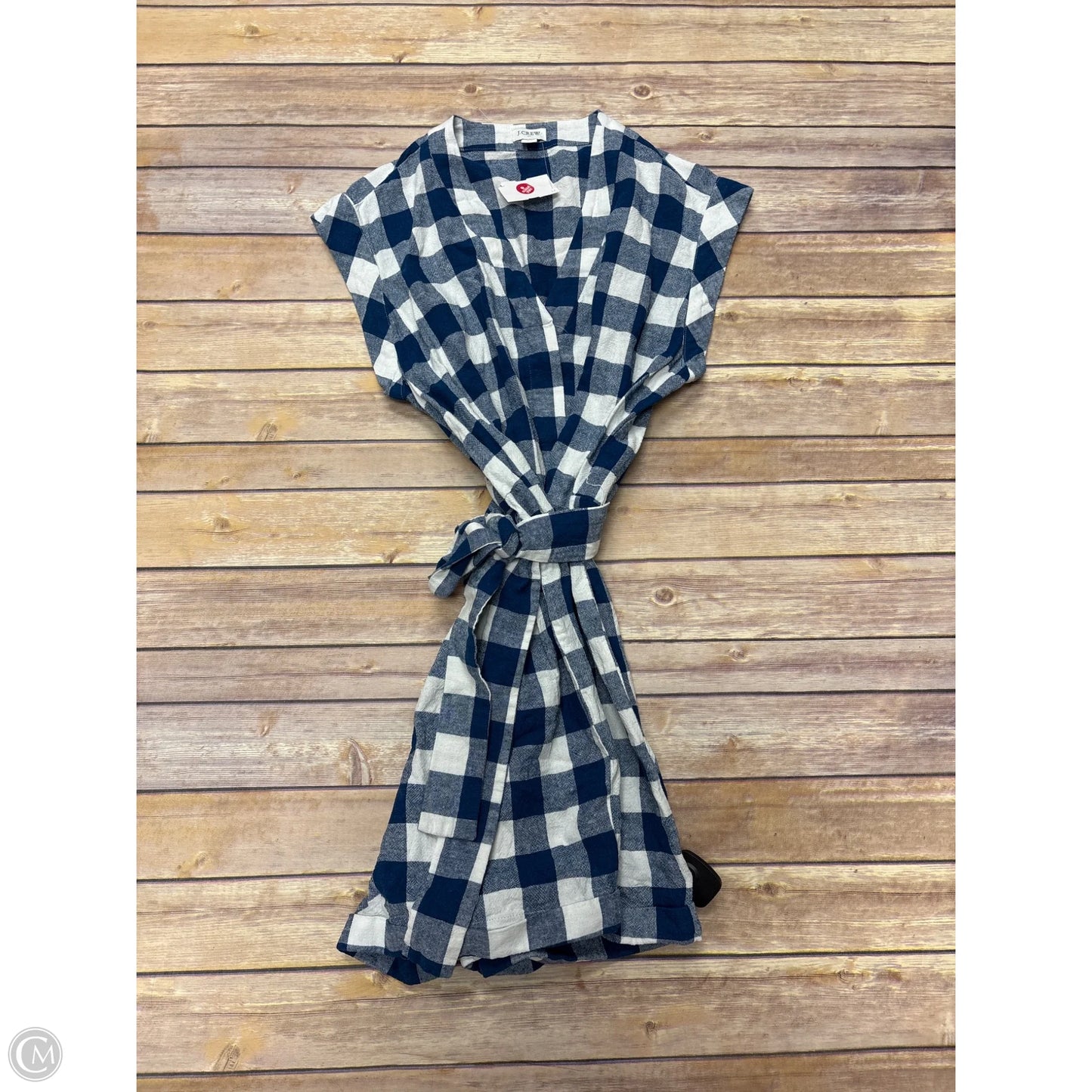 Romper By J. Crew In Checkered Pattern, Size: M