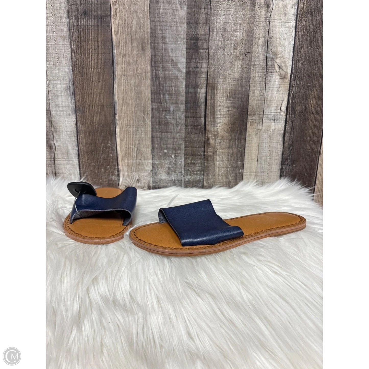 Sandals Flats By Vineyard Vines In Blue, Size: 8.5