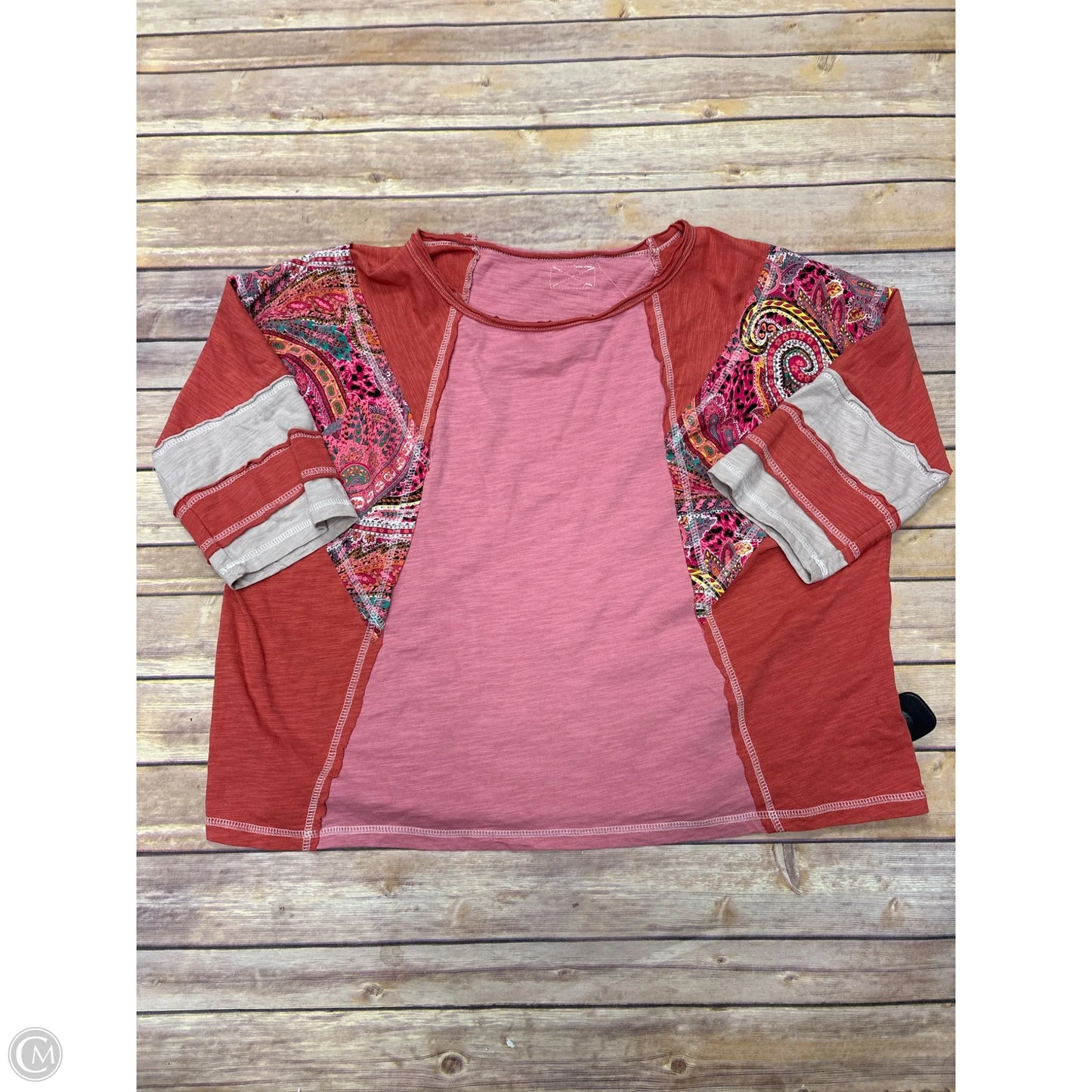 Top Long Sleeve By Shein In Pink, Size: Xs